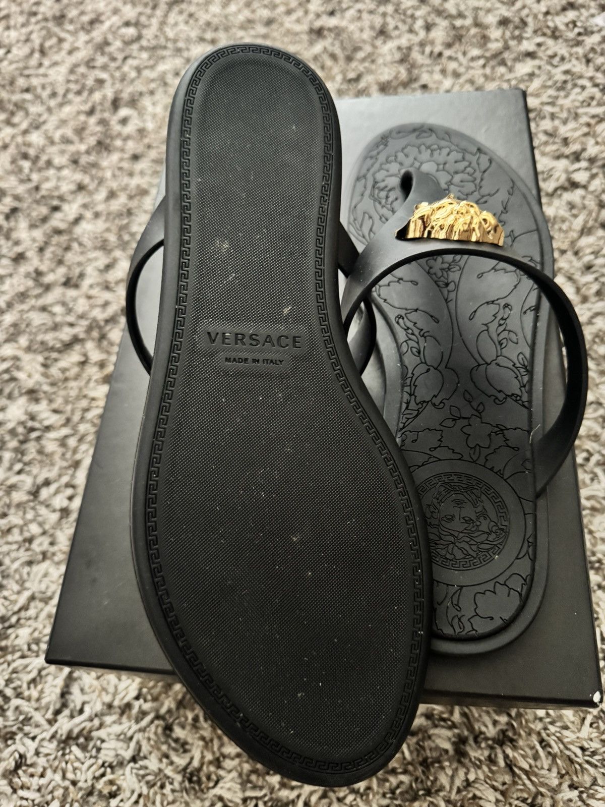 Versace Versace Medusa Sandals Euro size 37 Size US 6.5 / IT 36.5 - 5 Thumbnail