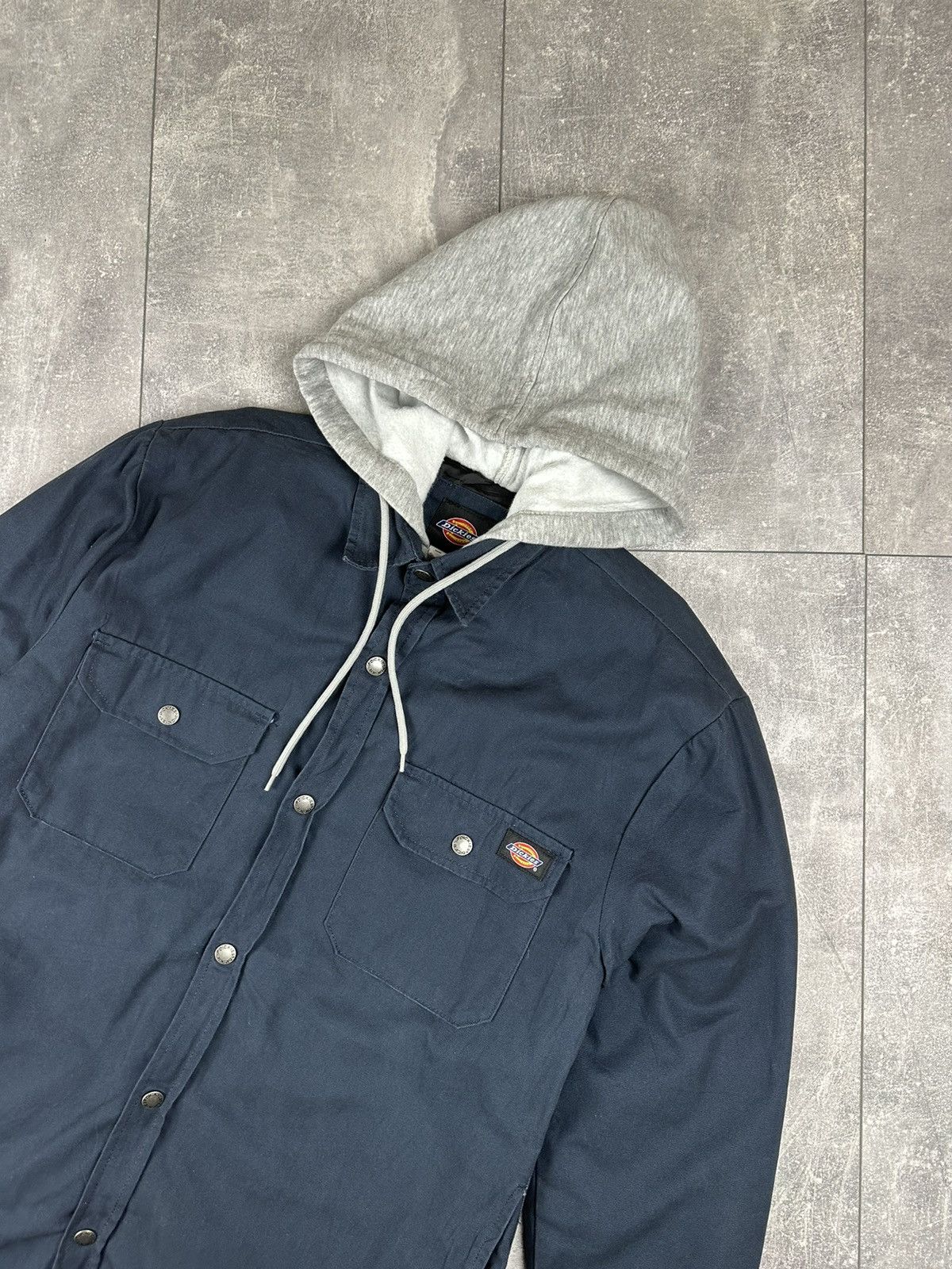 Dickies Dickies Hooded Overshot Denim Jacket Small Logo Size US S / EU 44-46 / 1 - 4 Thumbnail