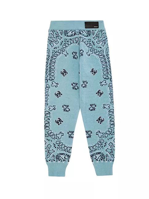 Amiri oc11z0225 KIDS Bandana Sweatpant & Jogger in Blue/Black Size US 26 / EU 42 - 3 Thumbnail