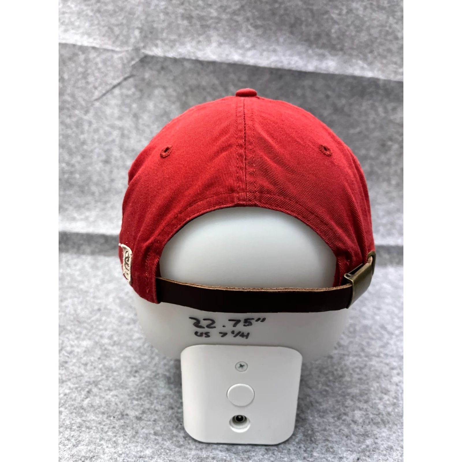 Vintage VINTAGE Brigham Young University Hat Cap Strap Back Adult One Size Red 100% Cotton Baseball Cap Mens Size ONE SIZE - 6 Thumbnail