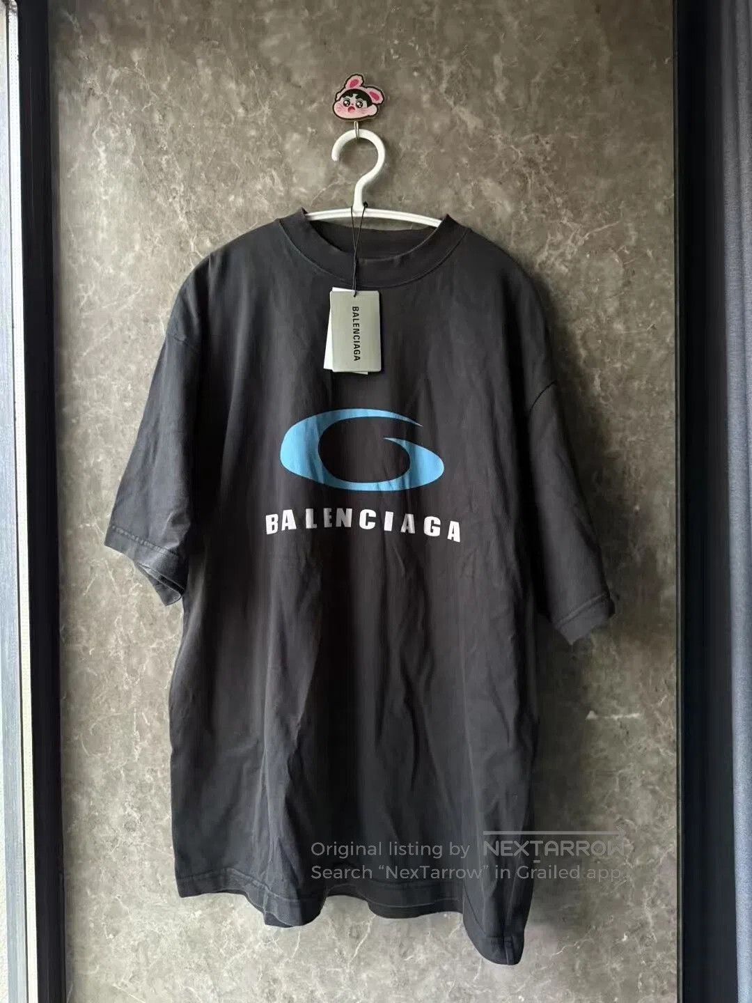 Balenciaga Balenciaga Blue Ring Print Short-Sleeve T-Shirt. Size US S / EU 44-46 / 1 - 1 Thumbnail