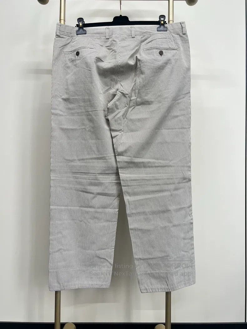Hermes Hermes Striped casual pants Size US 34 / EU 50 - 2 Thumbnail