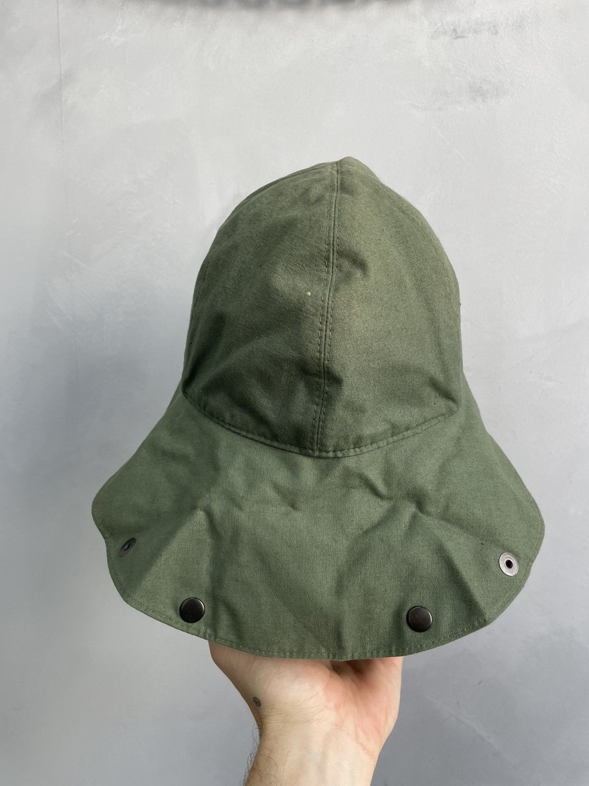 Japanese Brand Vintage rare Japanese military army Rick owens style hat cap Size ONE SIZE - 3 Thumbnail