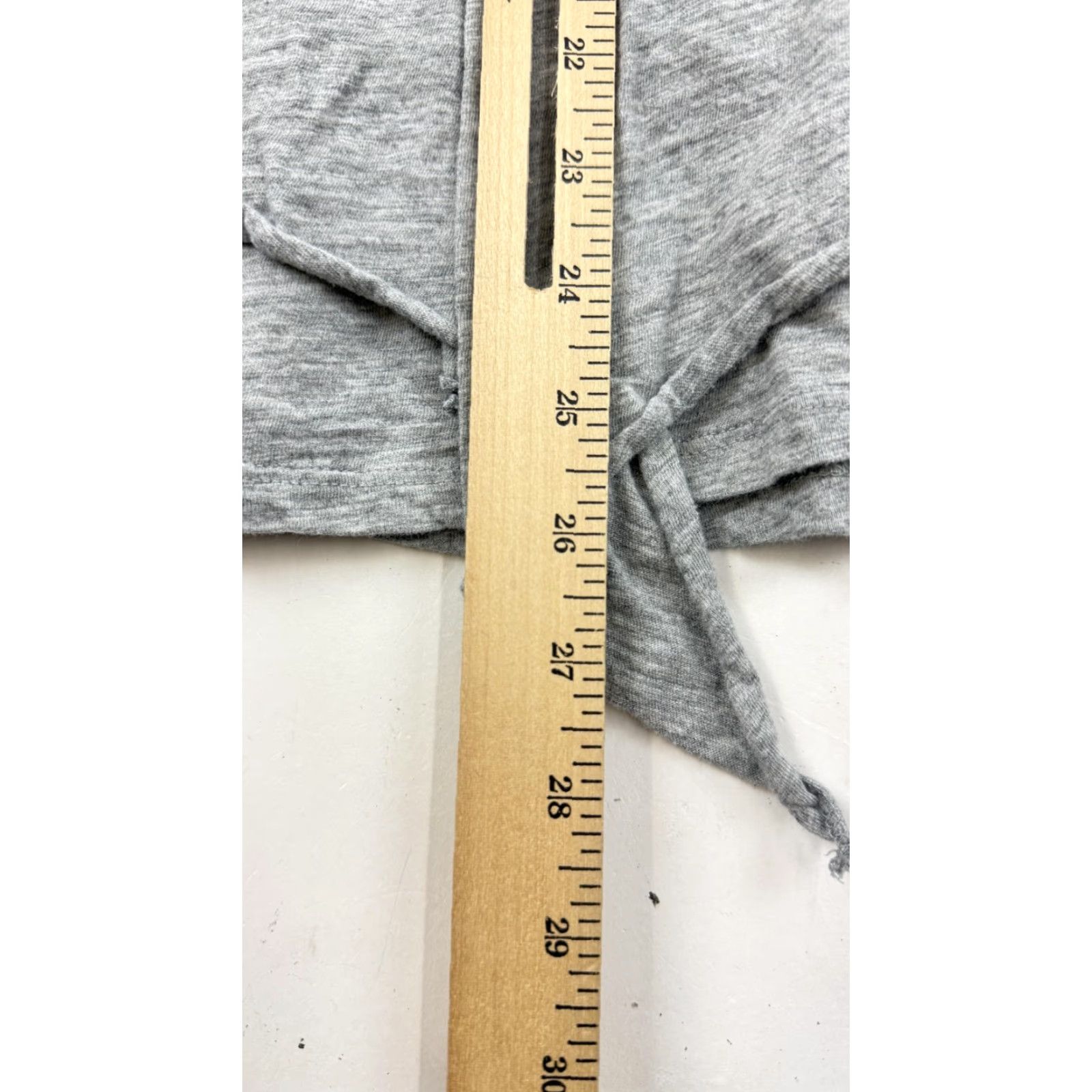 Soft Surroundings Soft Surroundings Shirt Womens 1X Gray Cotton Top Asymmetrical Layered Hem Size XL / US 12-14 / IT 48-50 - 6 Thumbnail