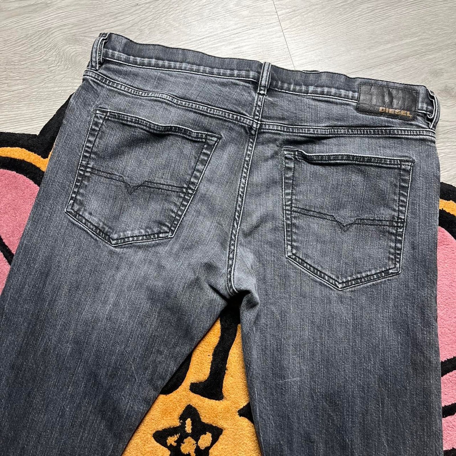 Diesel Diesel D-Luster Slim Fit Stretch Distressed Denim Jean 36x34 Size US 36 / EU 52 - 7 Thumbnail
