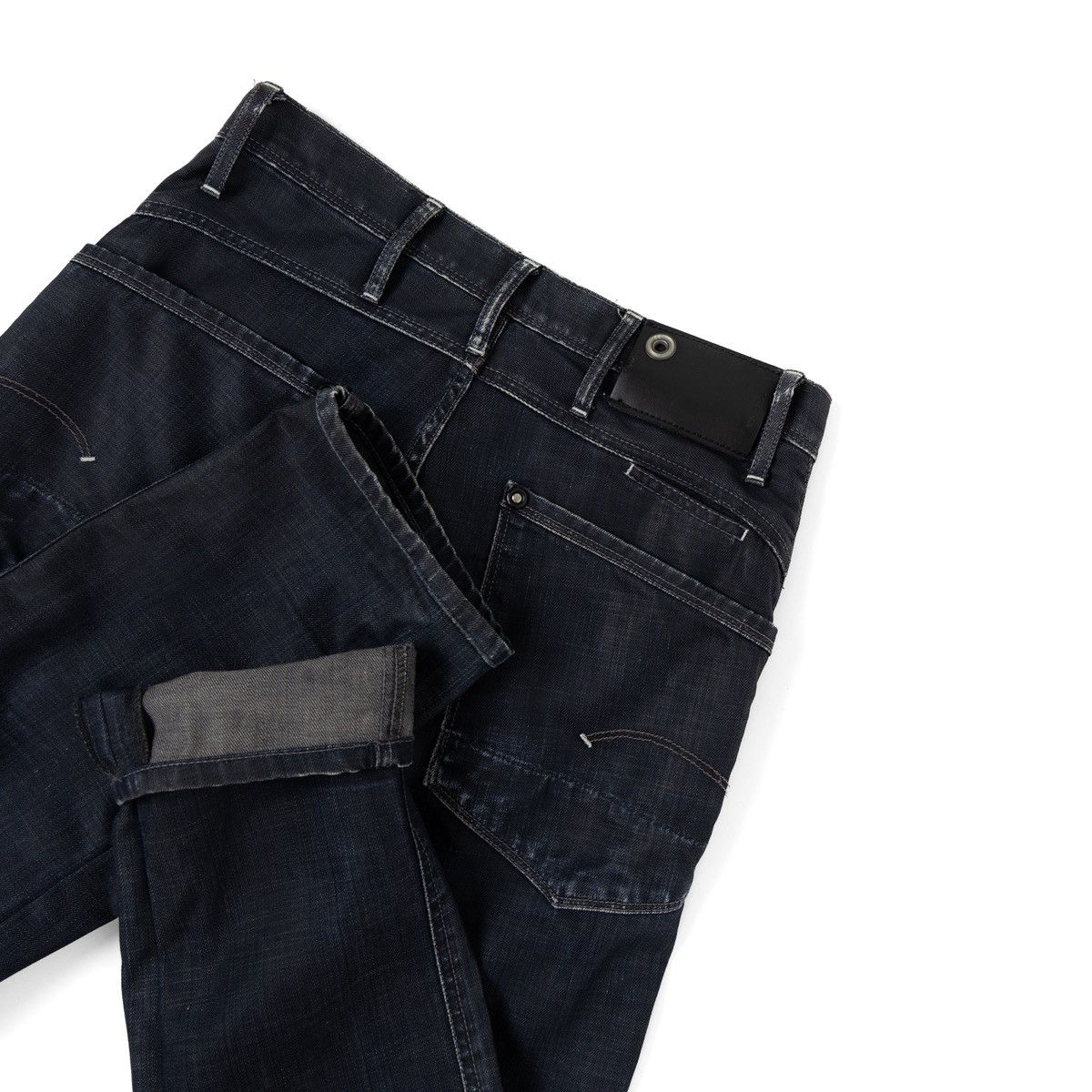 G-Star G-Star Raw 3301 Jack Pant Jeans Dark Blue Straight Button Size US 29 - 4 Thumbnail