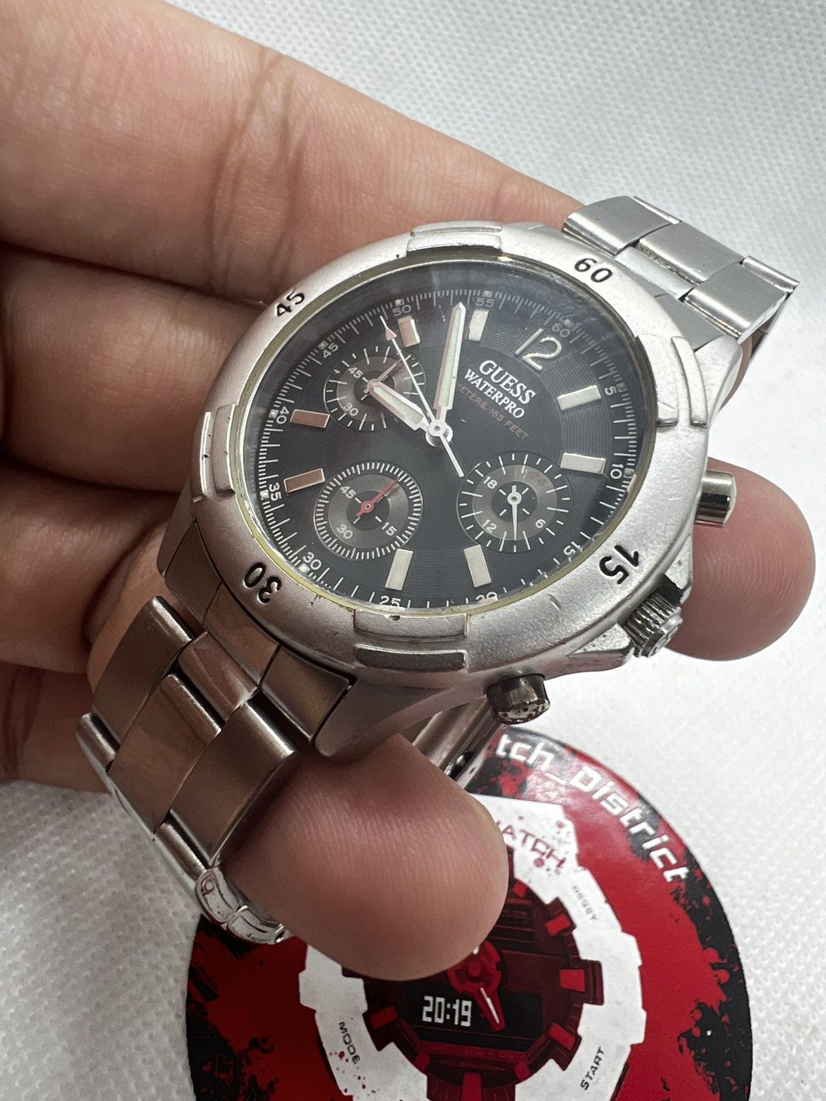 Guess × Vintage Guess Waterpro chronograph Size ONE SIZE - 4 Thumbnail