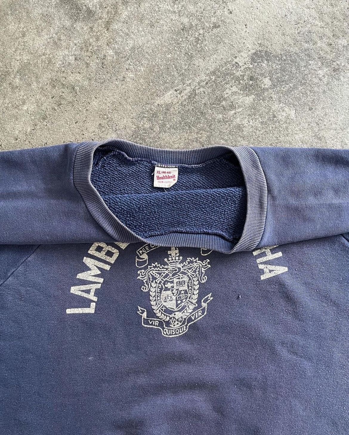 Vintage Vintage 1970s Lambda Chi Alpha Short Sleeve Sweatshirt Size US XL / EU 56 / 4 - 3 Thumbnail