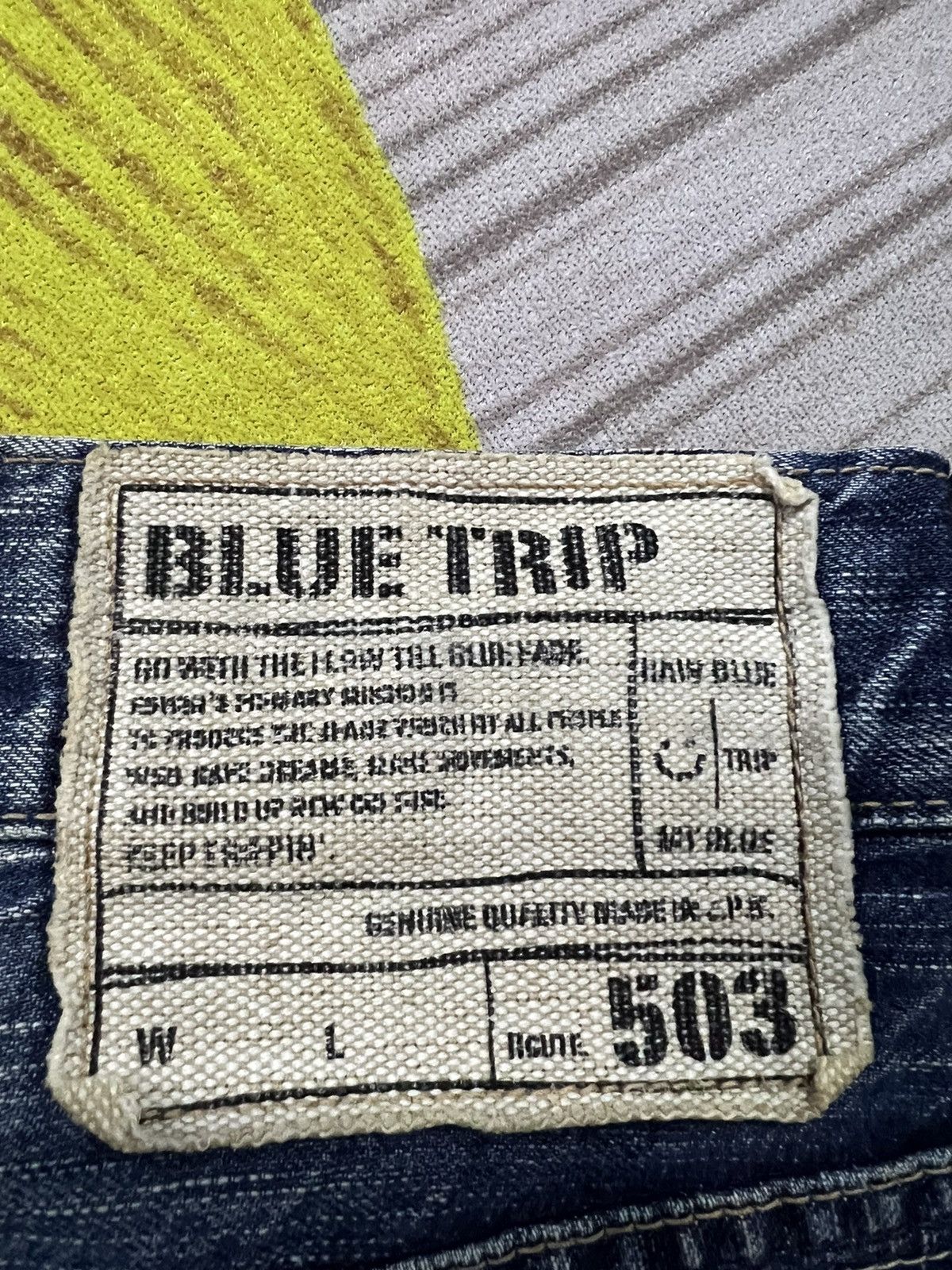 Edwin × Japanese Brand × Vintage VINTAGE EDWIN 503 BLUE TRIP JAPAN Size US 30 / EU 46 - 23 Thumbnail