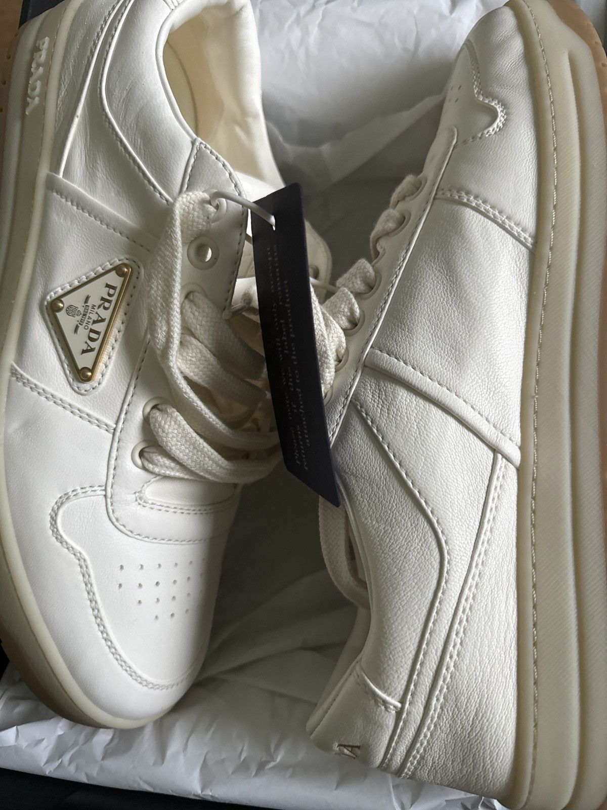 Prada 2024 Prada sneakers never worn tags and receipt Size US 10 / IT 40 - 4 Thumbnail