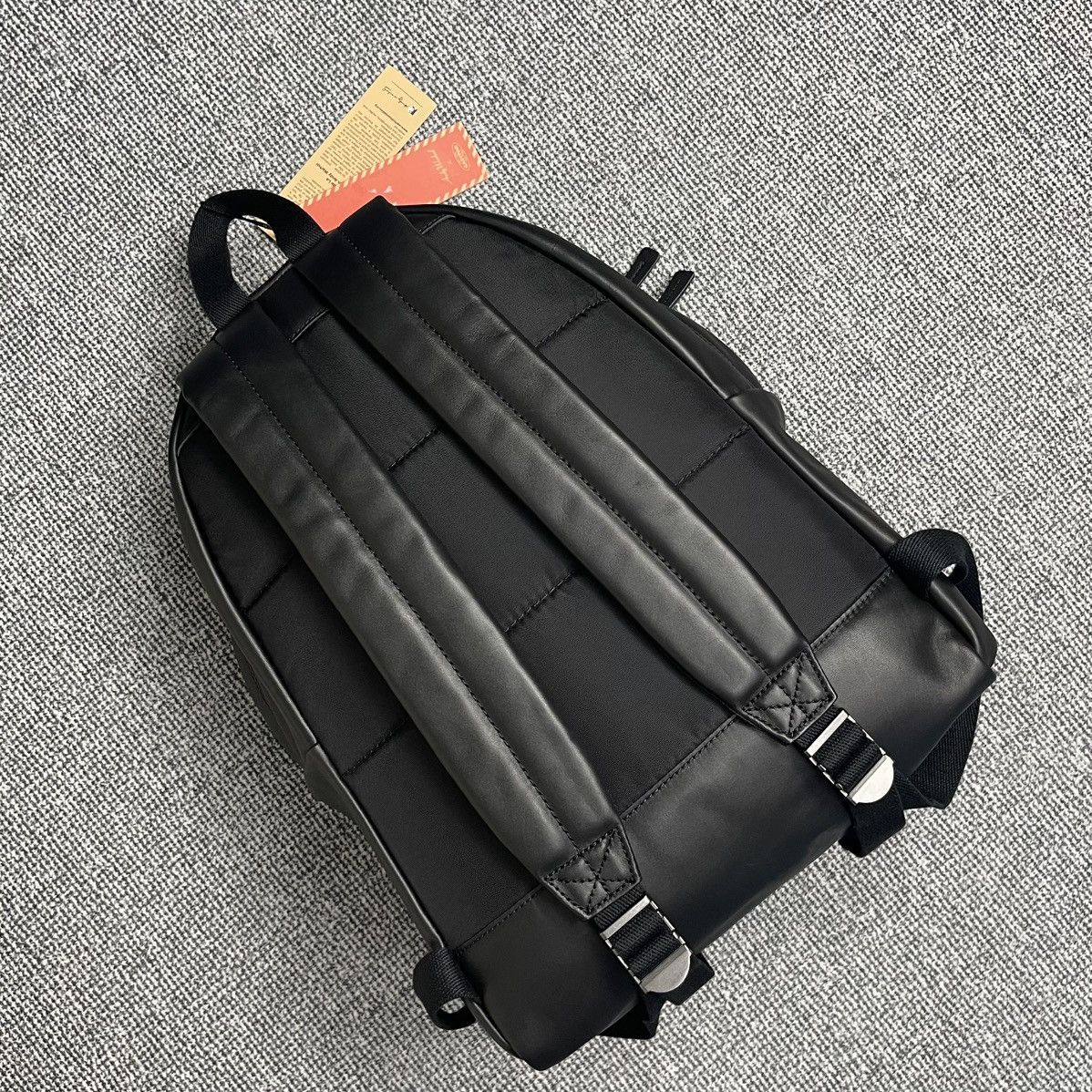 Eastpak X Andy Warhol Cowhide Leather Backpack L/Edition in Black, Men's — image 6 of 6