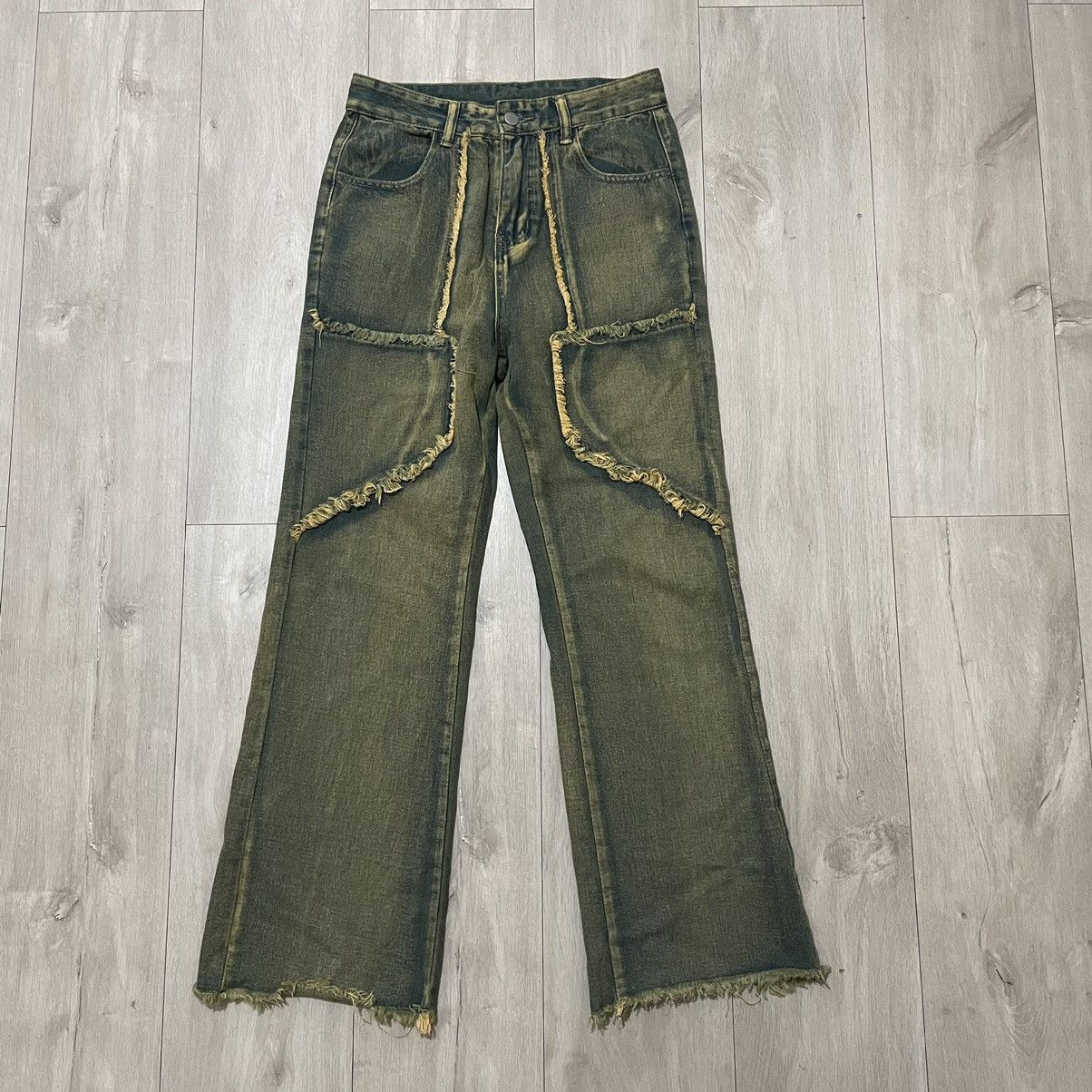 vintage distressed pants
