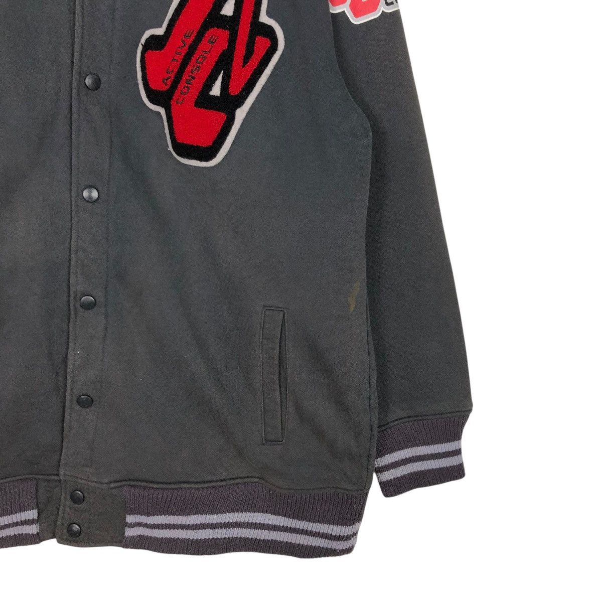 Japanese Brand 🔥VINTAGE VARSITY BOMBER JACKET ACTIVE CONSOLE ISSEY MIYAKE Size US XL / EU 56 / 4 - 7 Thumbnail