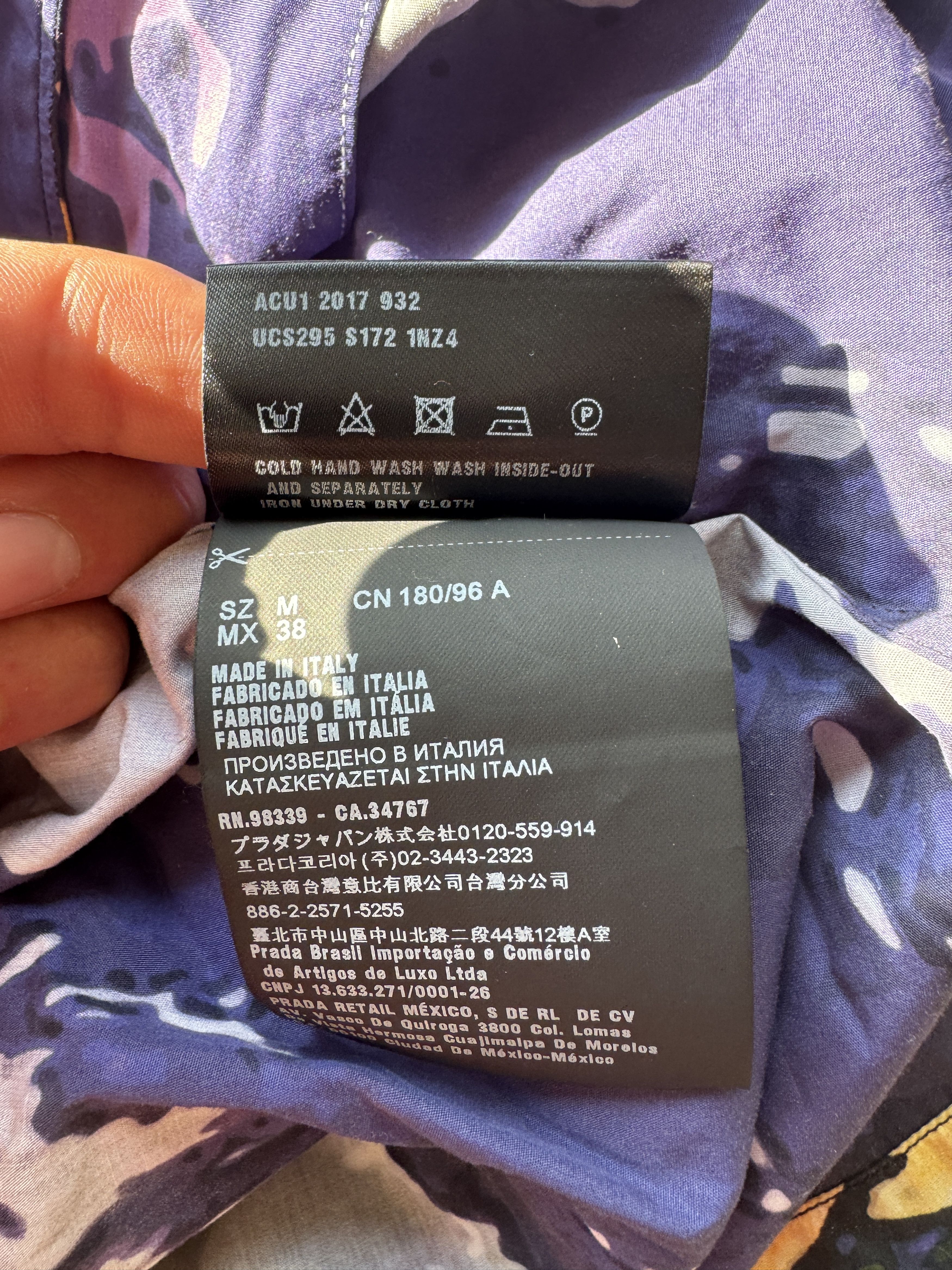 Prada SS17 Mountain Landscape Shirt Size US M / EU 48-50 / 2 - 14 Thumbnail