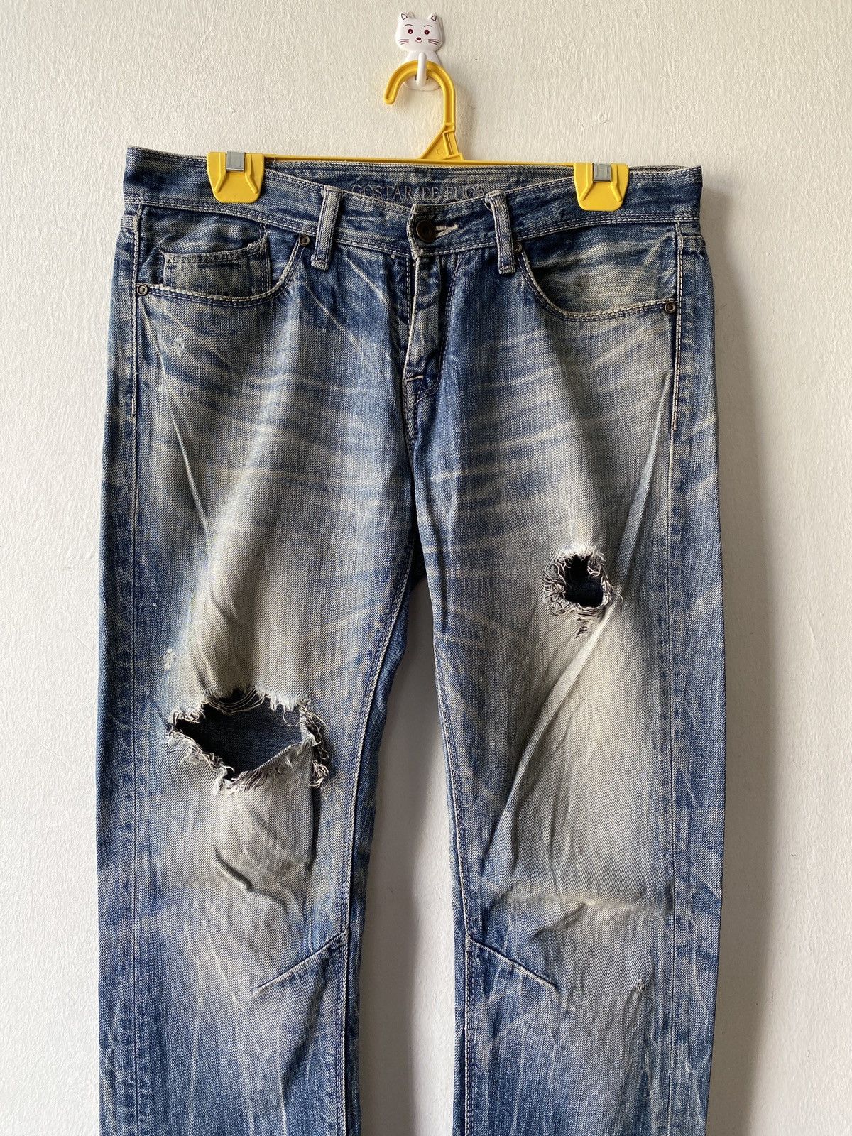 GOSTAR DE FUGA × Japanese Brand Japanese Vintage Gostar De Fuga Lighting Washed Denim Size US 31 - 3 Thumbnail