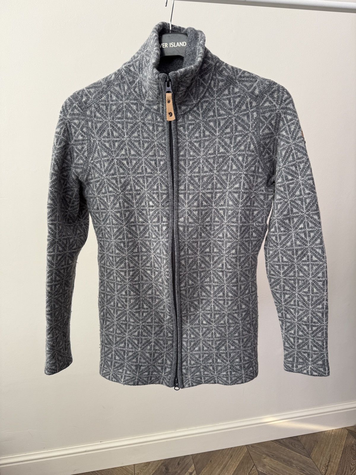 Fjallraven Vintage Fjällräven Övik Frost Women’s Wool Fleece Jacket Size M / US 6-8 / IT 42-44 - 3 Thumbnail