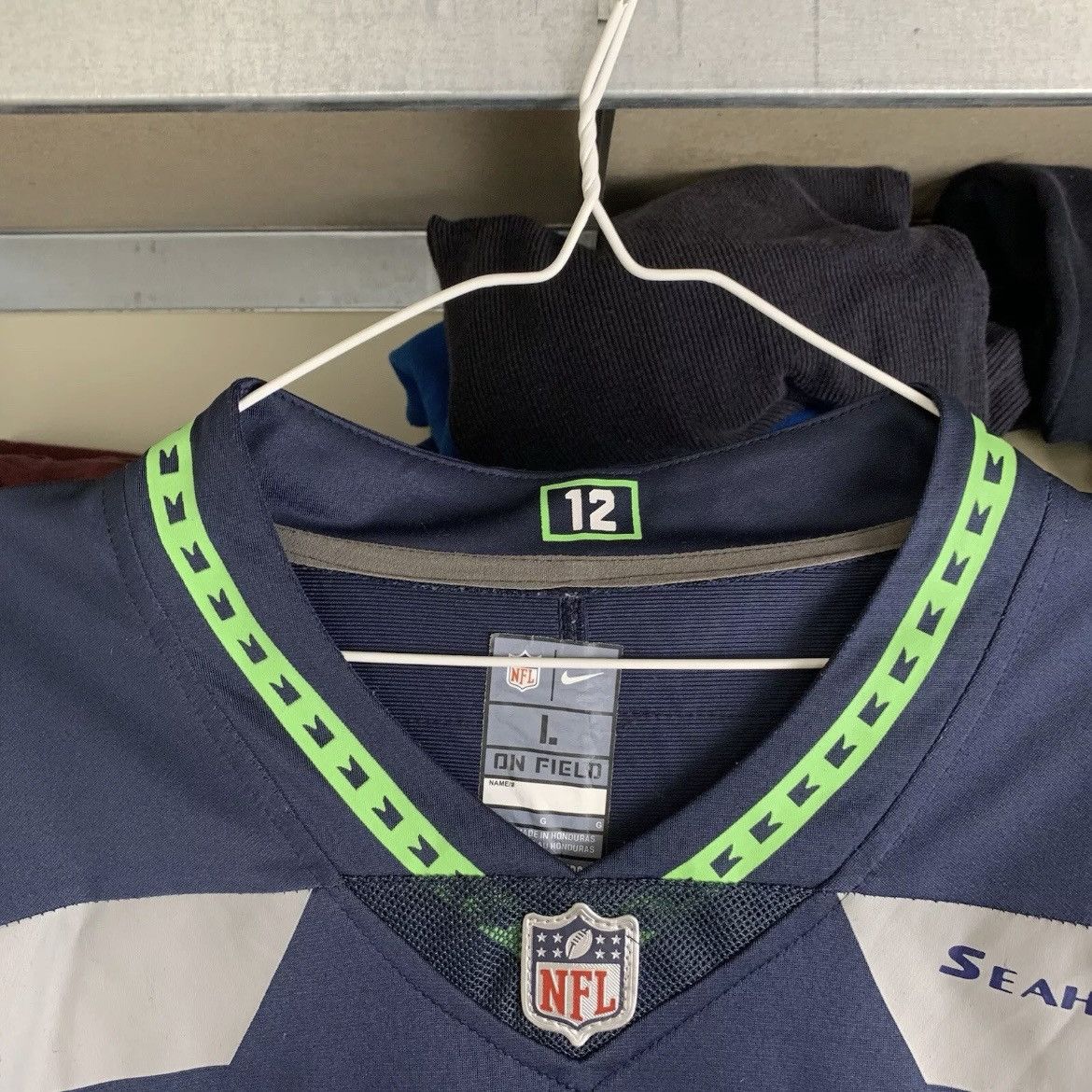 NFL Rare! Metcalf 14 Nike Seattle Seahawks DK NFL Jersey 90s Size US L / EU 52-54 / 3 - 2 Thumbnail