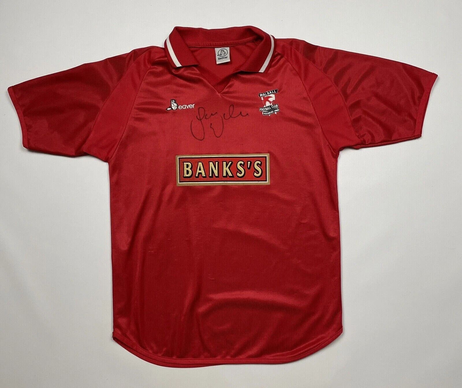 Vintage VINTAGE WALSALL 2001 2002 HOME JERSEY SHIRT SOCCER SIGNED Size US M / EU 48-50 / 2 - 1 Thumbnail