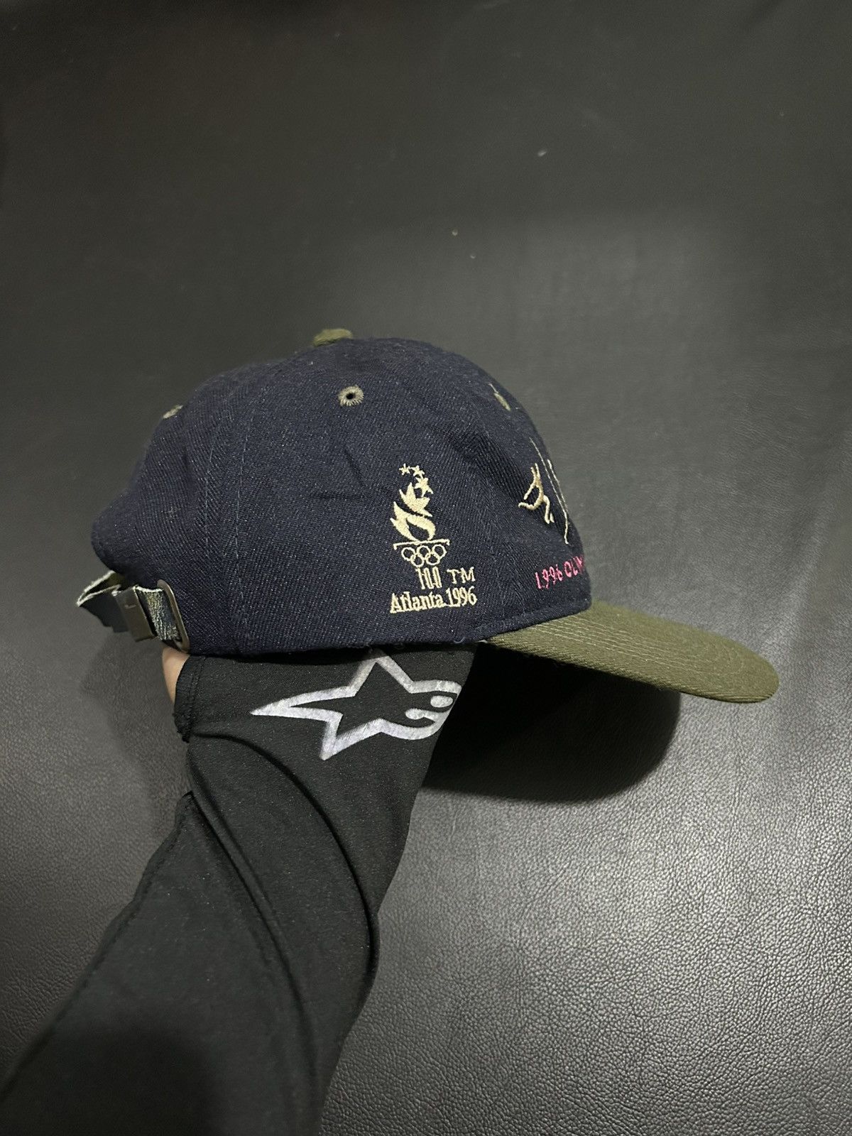 Champion × USA Olympics × Vintage Vintage Champion Atlanta 1996 Olympic Summer Games Hat Size ONE SIZE - 4 Thumbnail
