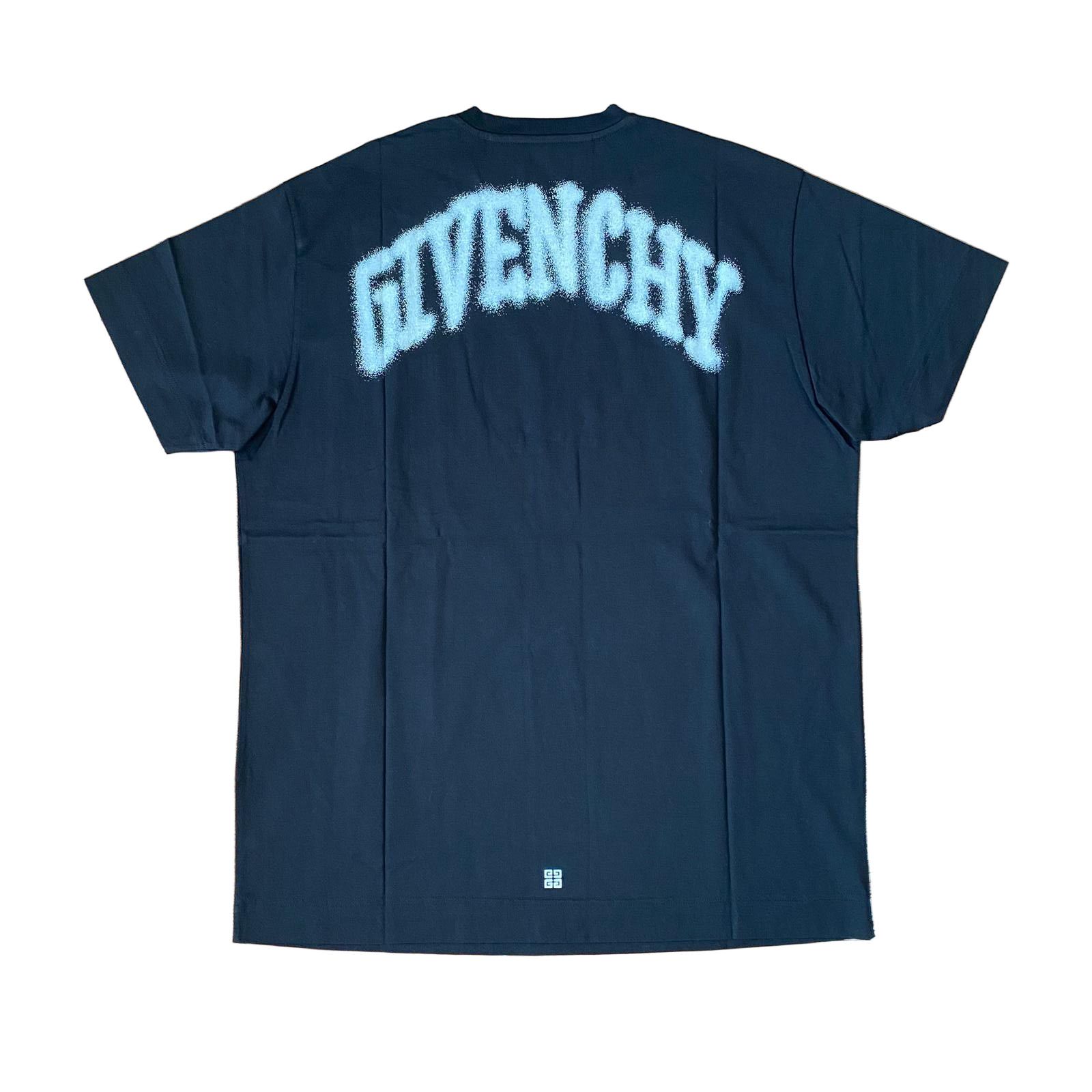 Givenchy Black Embellished Paris Skull Logo Oversized T-Shirt Size US M / EU 48-50 / 2 - 8 Thumbnail