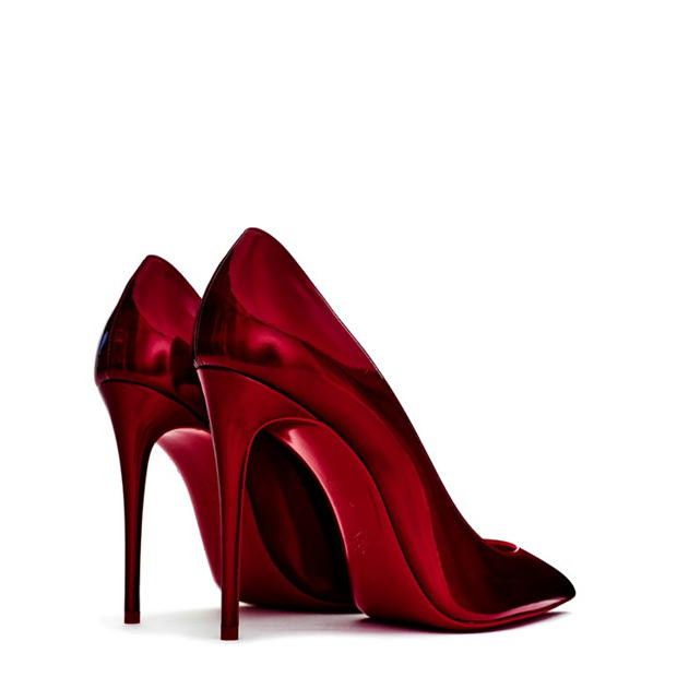 Christian Louboutin Kate 100mm Patent Leather Pumps Size US 6 / IT 36 - 5 Thumbnail