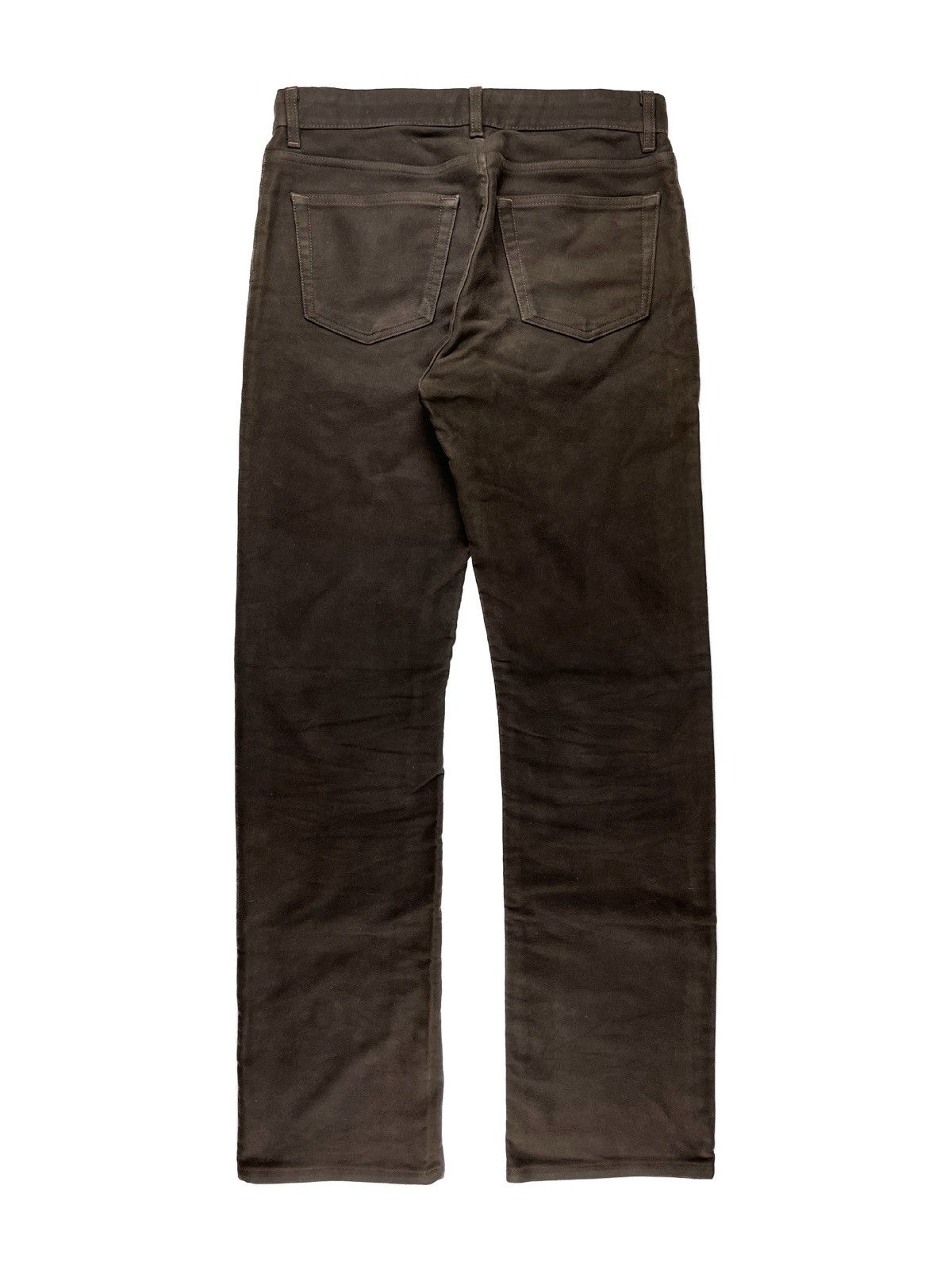 Helmut Lang AW00 Helmut Lang Chocolate Moleskin Bootcut 5 Pocket Pants Size US 32 / EU 48 - 2 Thumbnail