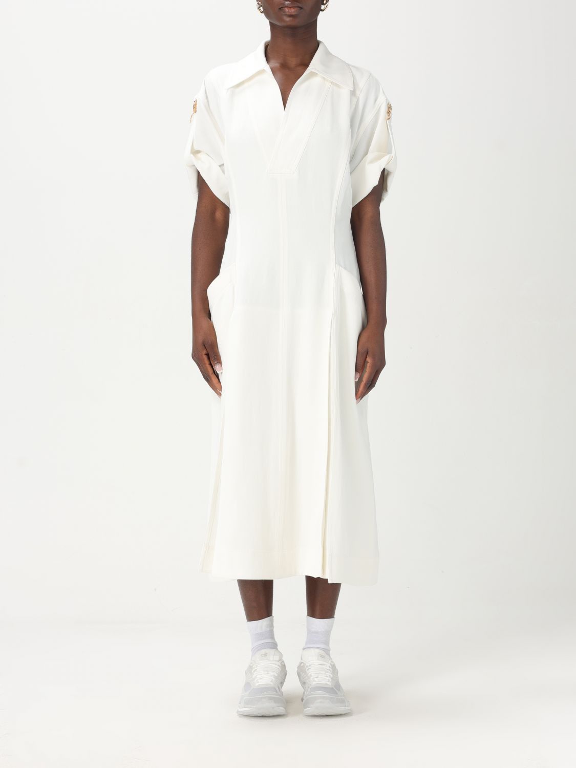 Bottega Veneta Bottega Veneta Dress Woman White Size M / US 6-8 / IT 42-44 - 1 Thumbnail