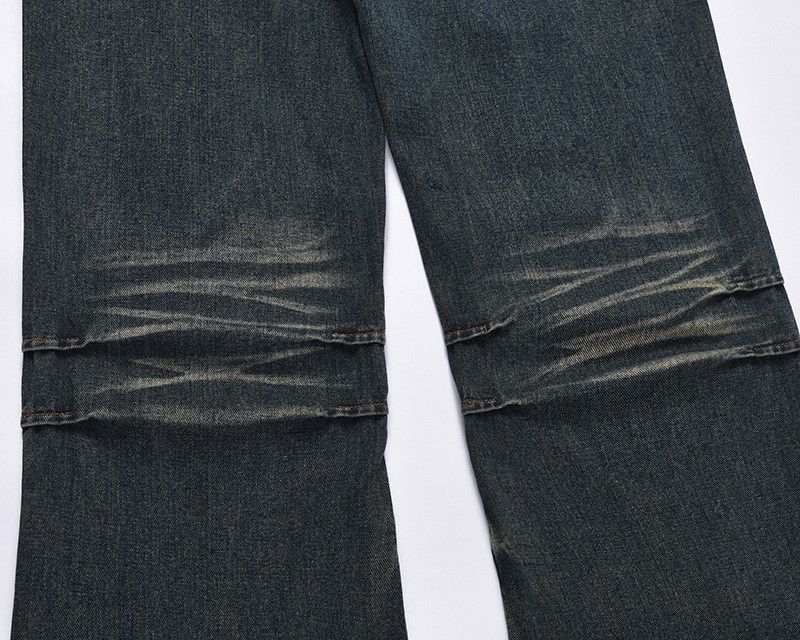 Vintage American retro gradient vibe distressed flared jeans Size US 32 / EU 48 - 4 Thumbnail