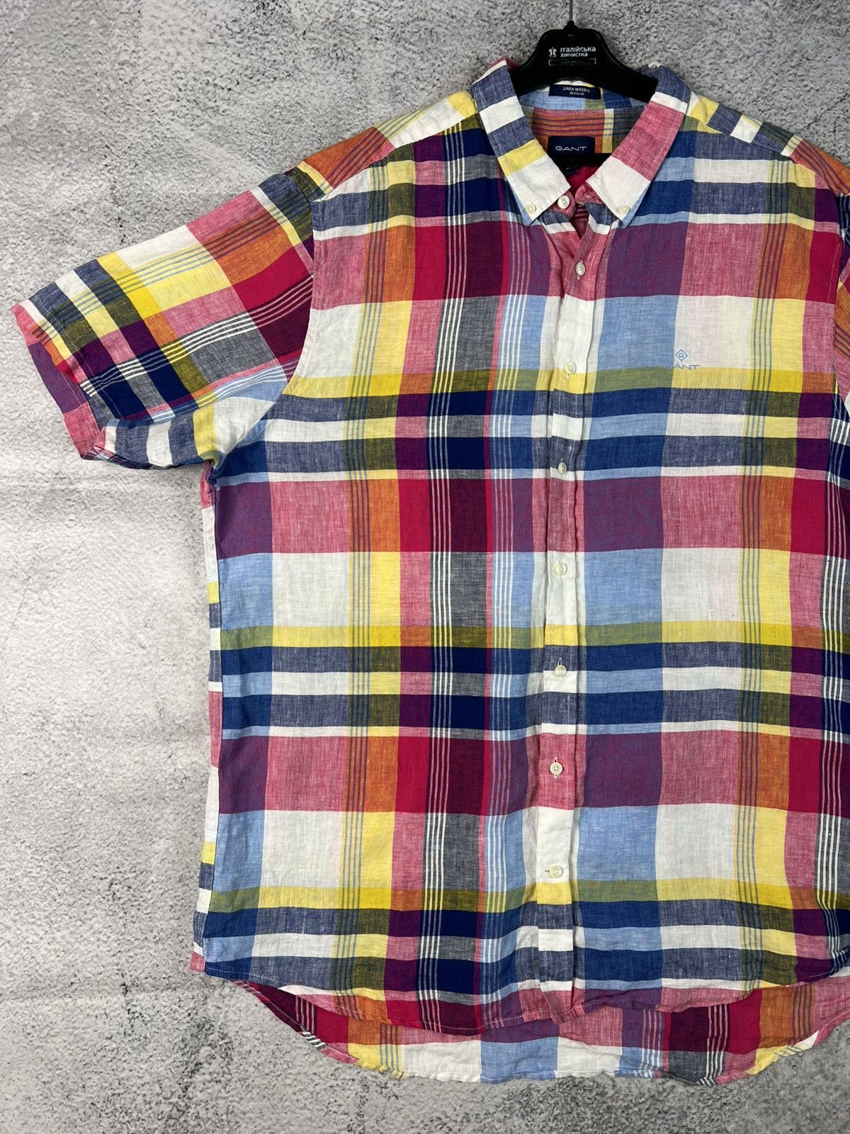 Gant Gant linen short sleeve shirt Size US XXL / EU 58 / 5 - 4 Thumbnail