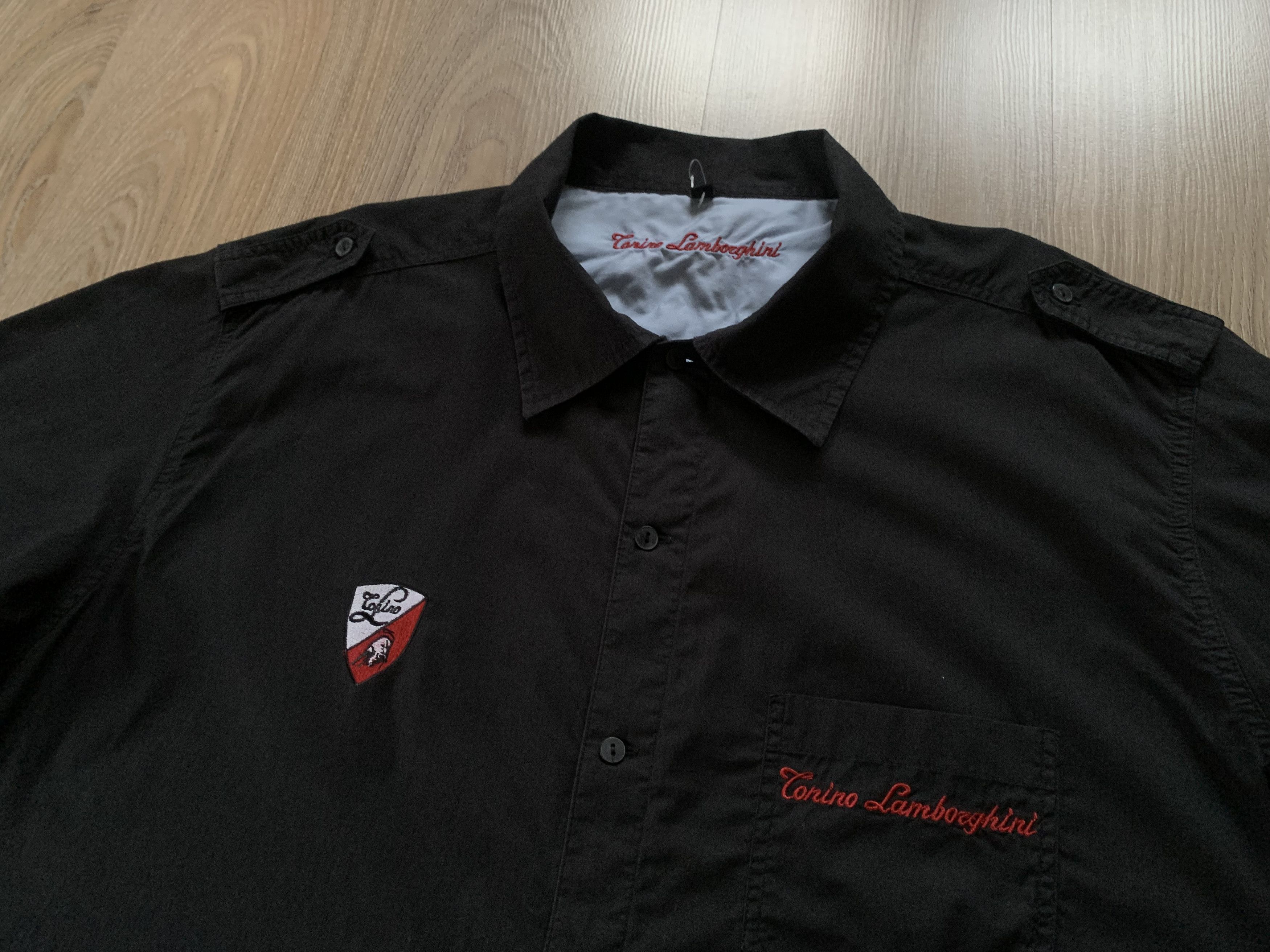 Lamborghini Tonino Lamborghini Black Shirt Size US XXL / EU 58 / 5 - 4 Thumbnail