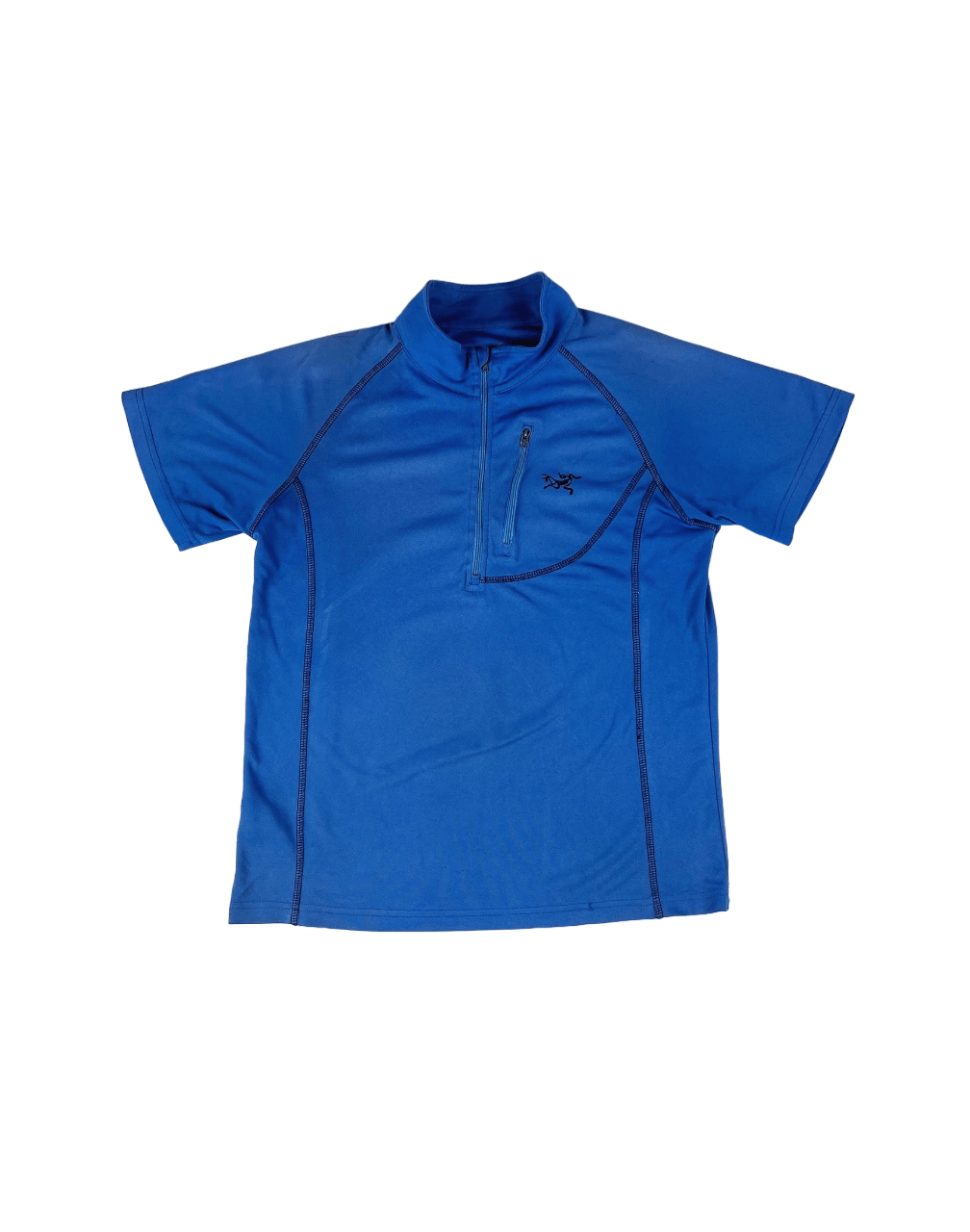 image of Vintage Arcteryx T-Shirt Made In Canada in Blue, Men's (Size Medium)