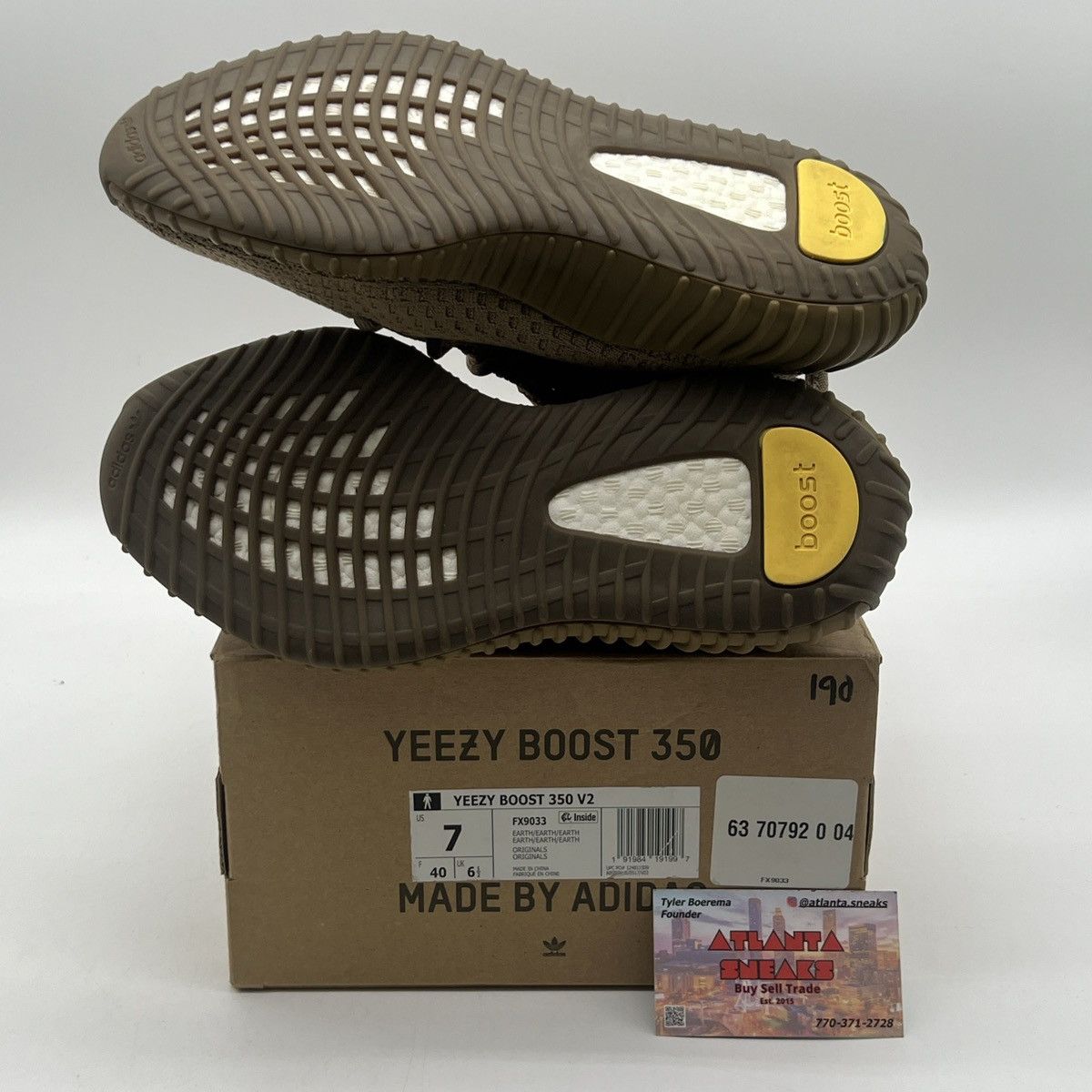 Adidas Yeezy boost 350 earth Size US 7 / EU 40 - 8 Thumbnail