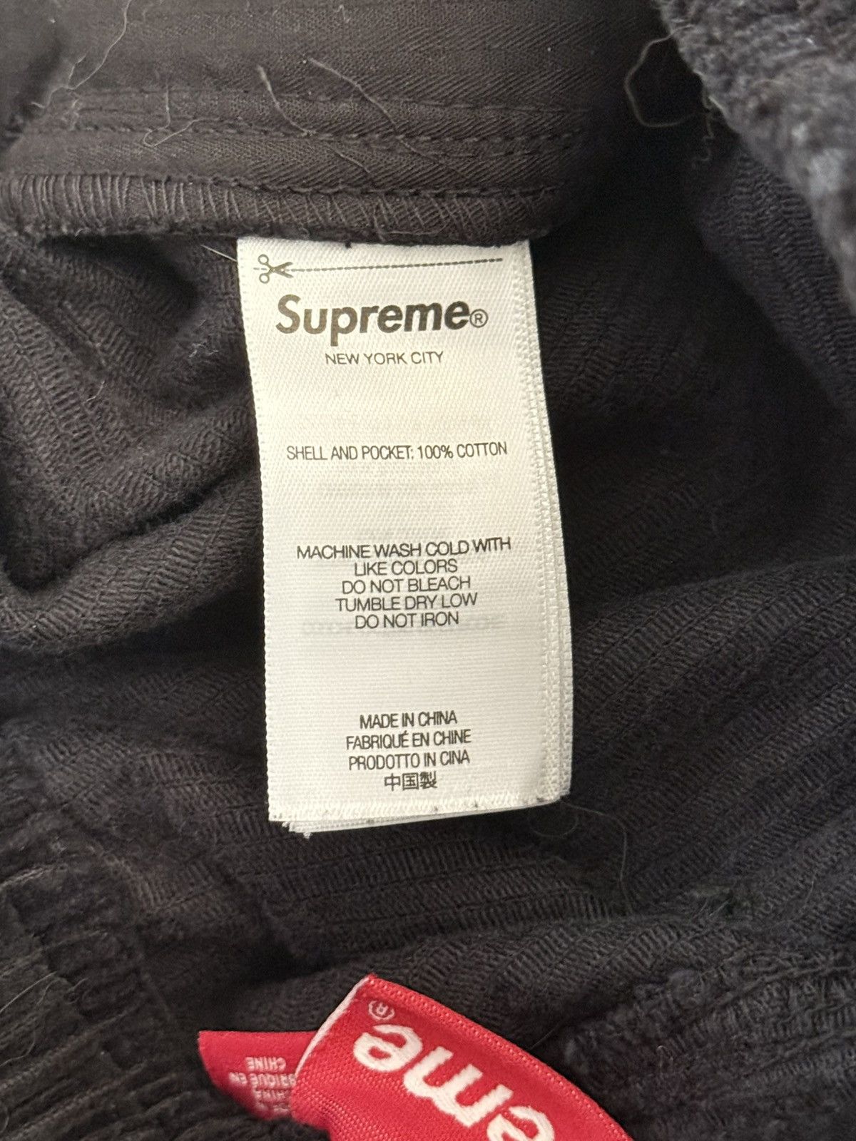 Supreme Supreme Corduroy Skate Pants (Black) Size US 30 / EU 46 - 7 Thumbnail
