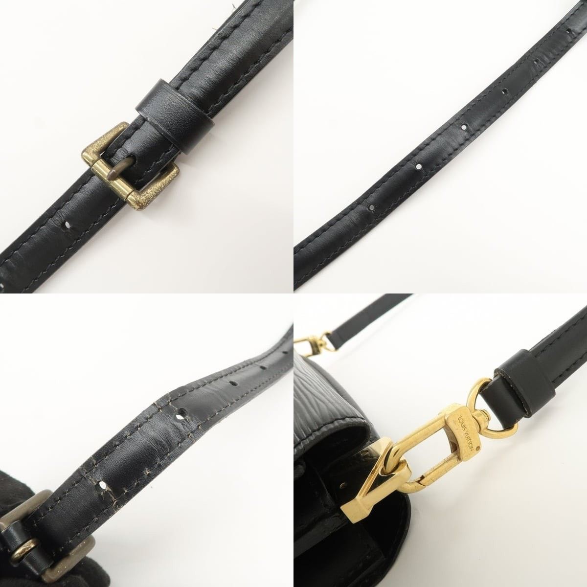 Louis Vuitton Louis Vuitton Epi Grenelle Shoulder Bag Black Size ONE SIZE - 4 Thumbnail