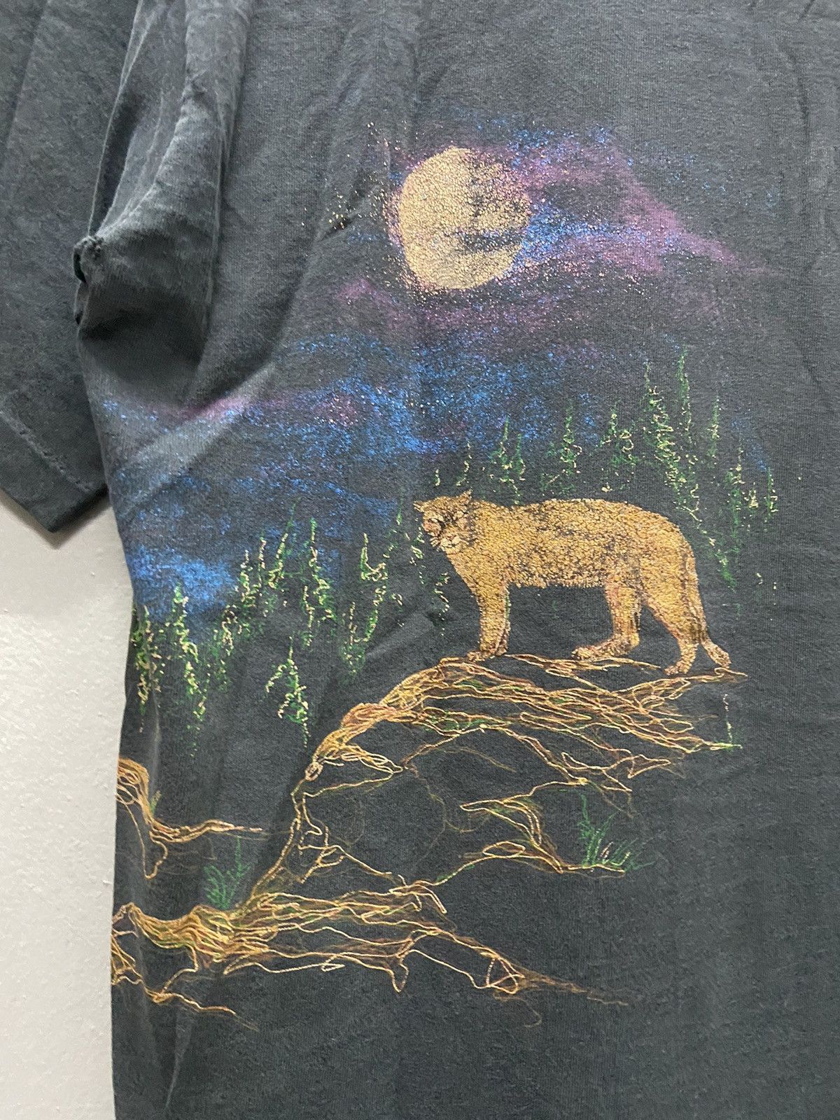 Vintage VINTAGE VIRGINIA CITY TIGER HAZELWOOD TEE SHIRT Size US L / EU 52-54 / 3 - 11 Thumbnail