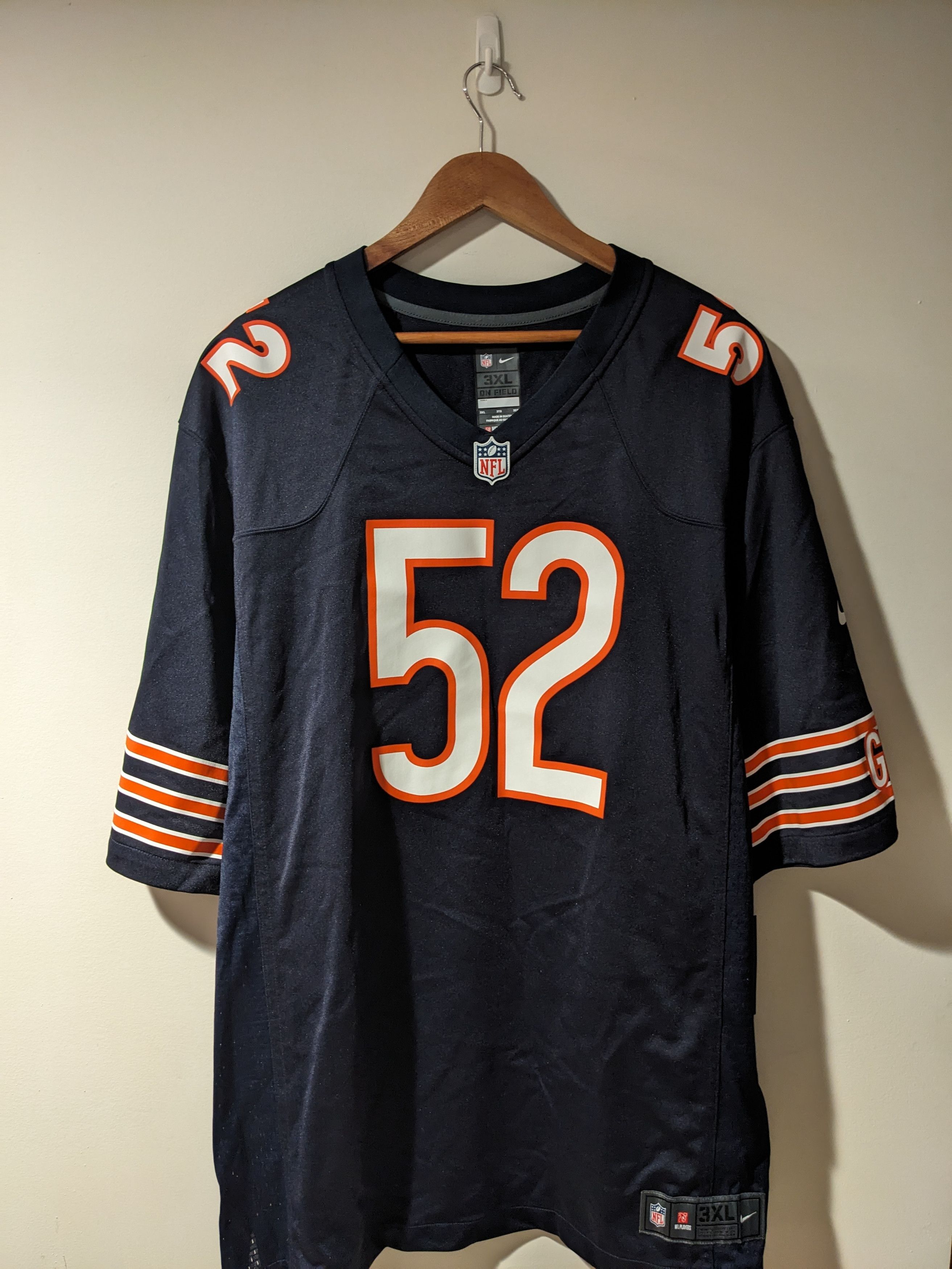 NFL Chicago Bears Khalil Mack NFL Football Nike 3X-large Jersey Size US XXL / EU 58 / 5 - 5 Thumbnail