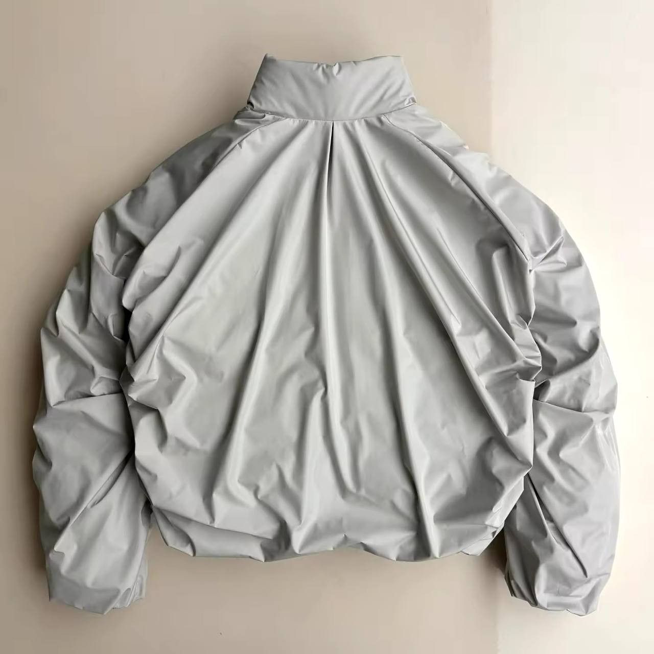 Japanese Brand × Vintage monochrome warm down jacket y2k with double zipper Size US L / EU 52-54 / 3 - 4 Thumbnail