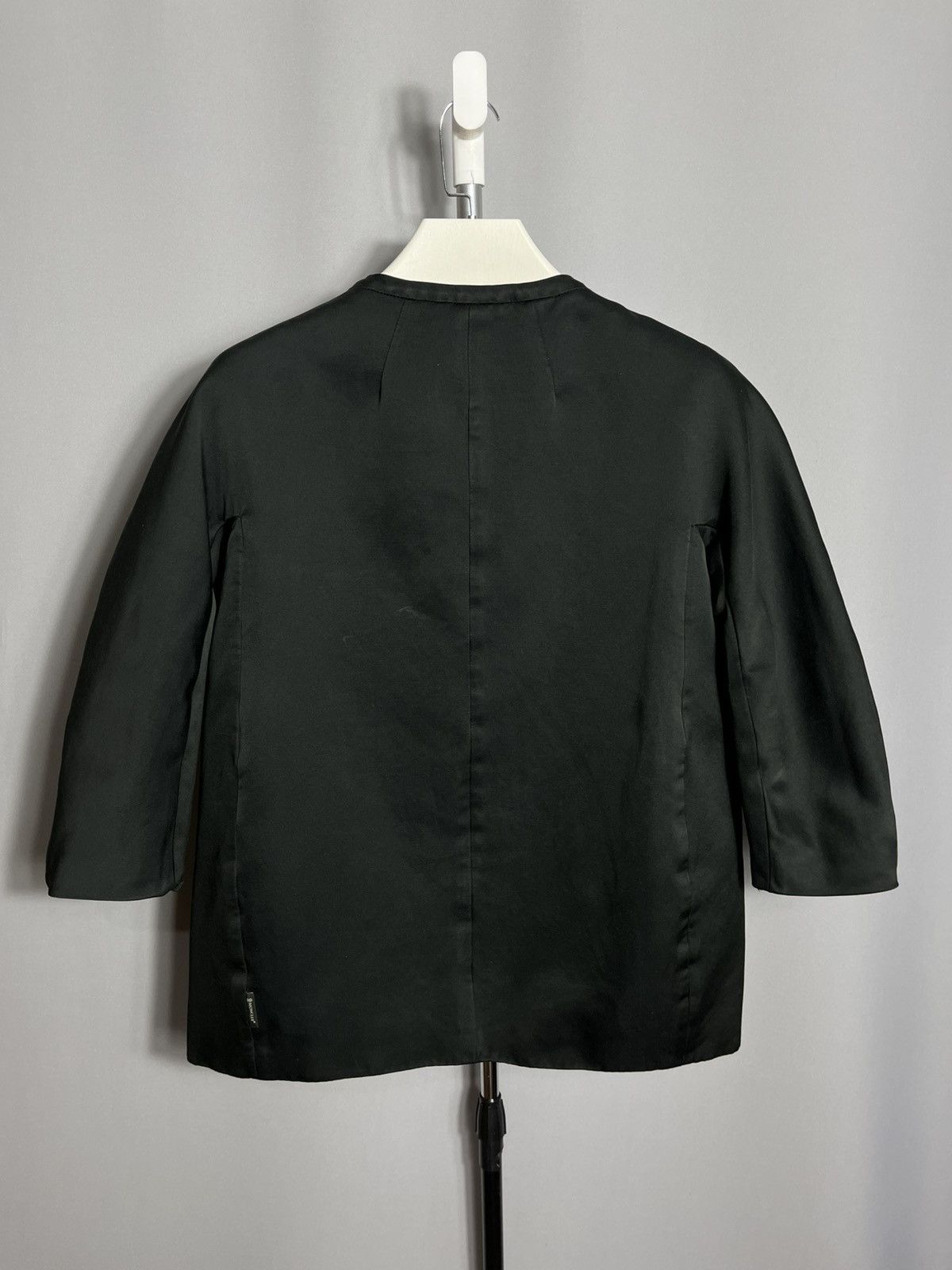 Moncler Moncler Ligneville Giubbotto Womans Down Jacket Zip Black Size L / US 10 / IT 46 - 6 Thumbnail