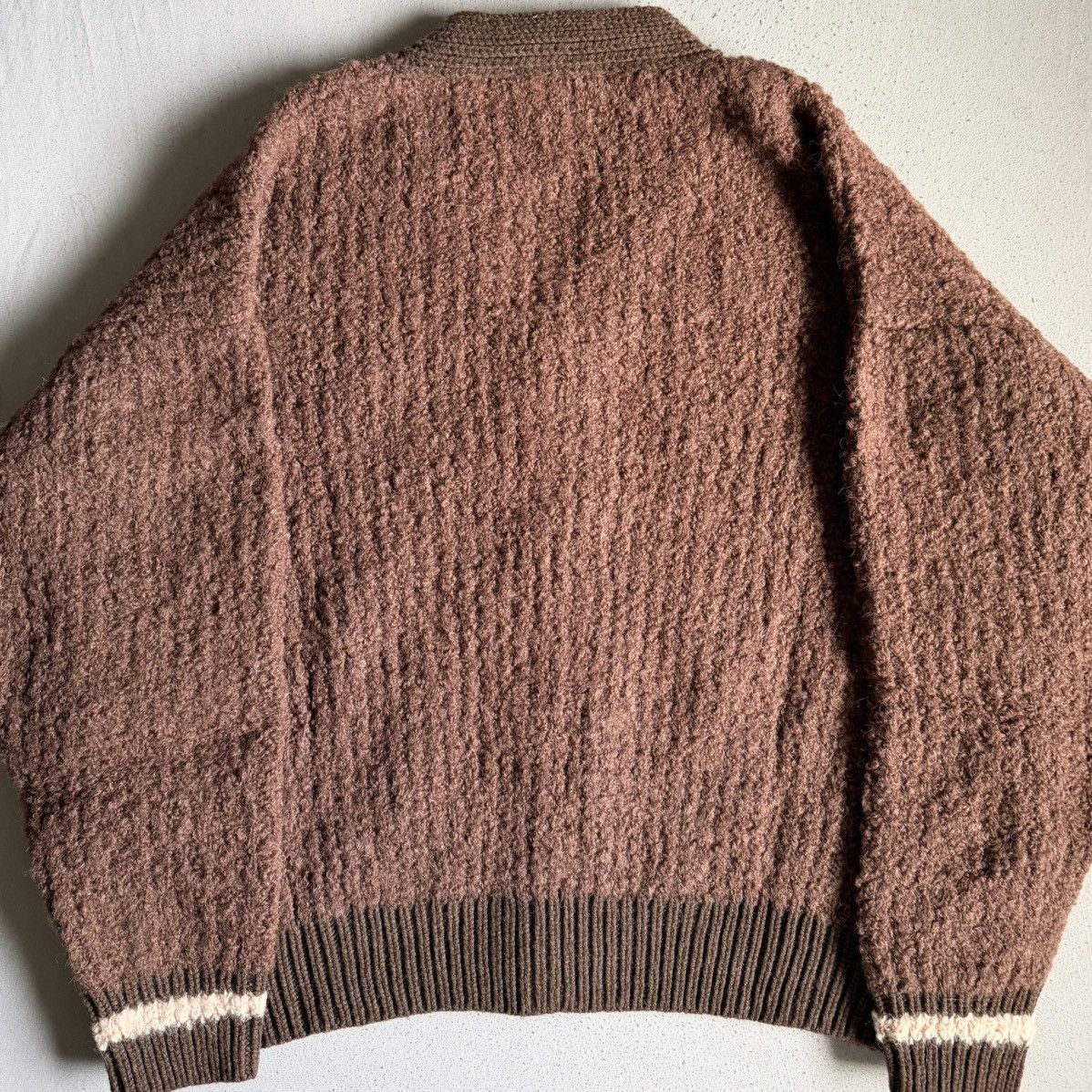 A Kind Of Guise Khuder Knit Cardigan - Burgundy Moose Boucle Size US L / EU 52-54 / 3 - 8 Thumbnail