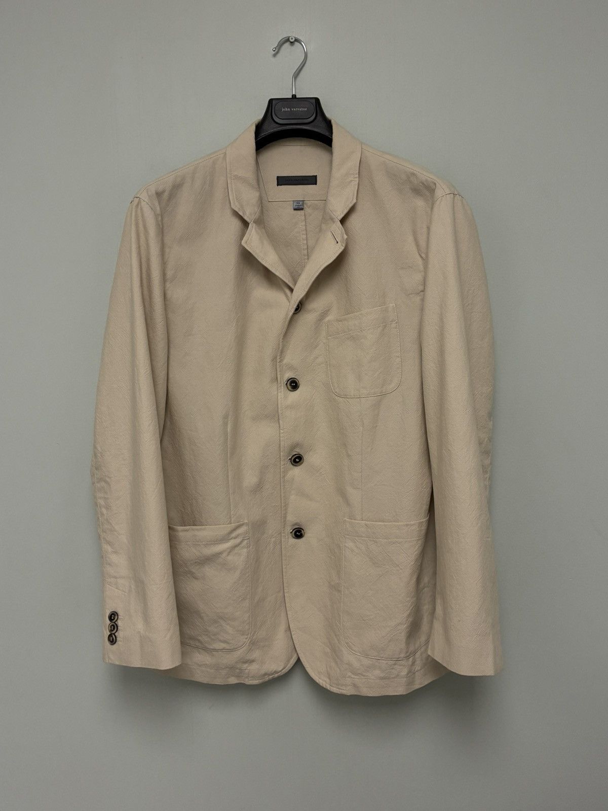 John Varvatos Crinkle texture jacket EU 56 USA 46 Size US XL / EU 56 / 4 - 7 Thumbnail