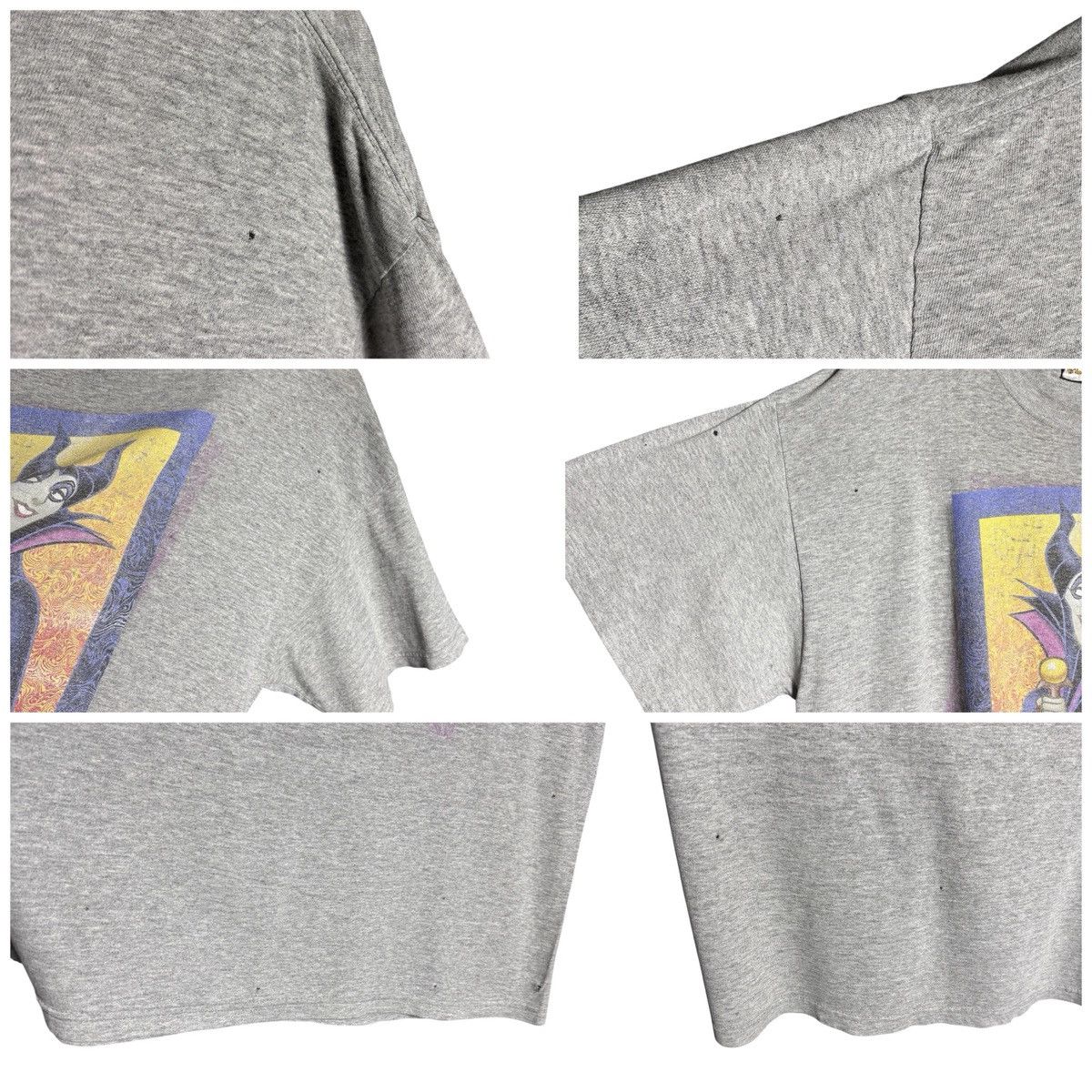 Vintage Vintage 90s Maleficent The Witch Disney T-Shirt Size US XL / EU 56 / 4 - 7 Thumbnail