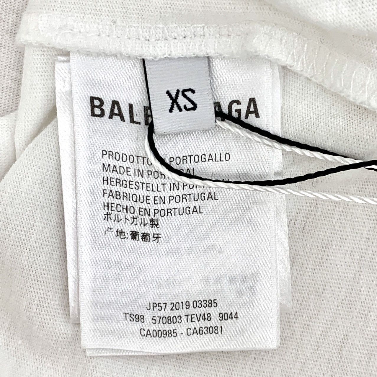 Balenciaga Balenciaga Logo Letter Print Short Sleeve T-shirt K26WX Size US XS / EU 42 / 0 - 7 Thumbnail