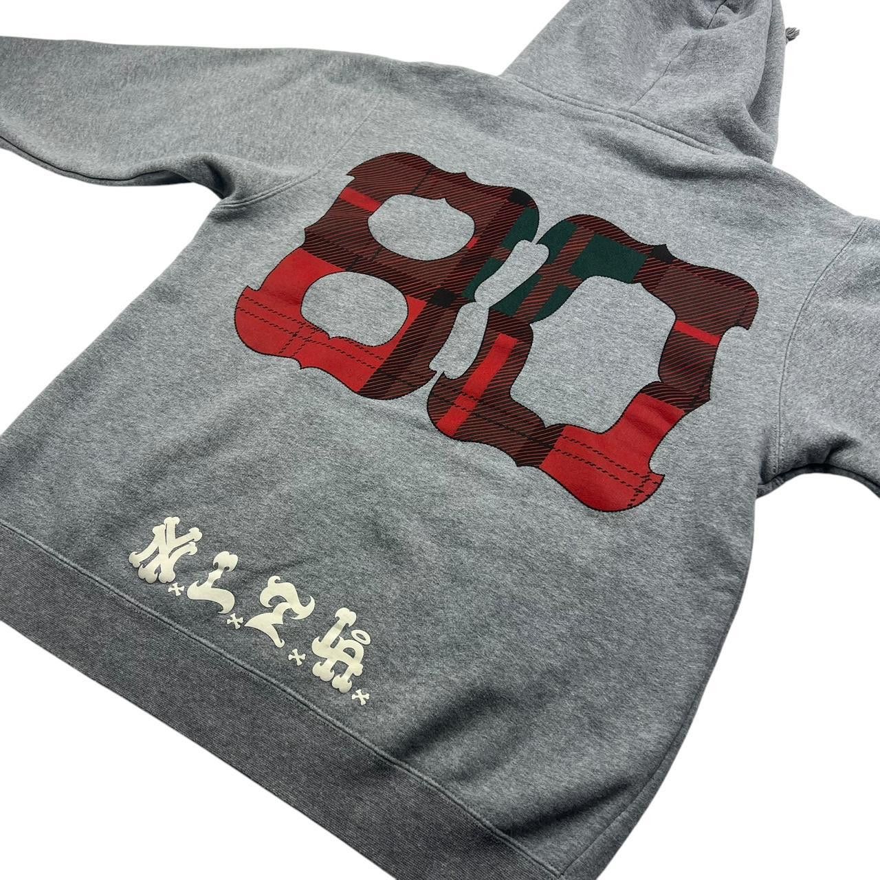 Stussy Vintage 2000s Stussy Tartan Logo Pullover Hoodie - Small Size US S / EU 44-46 / 1 - 3 Thumbnail