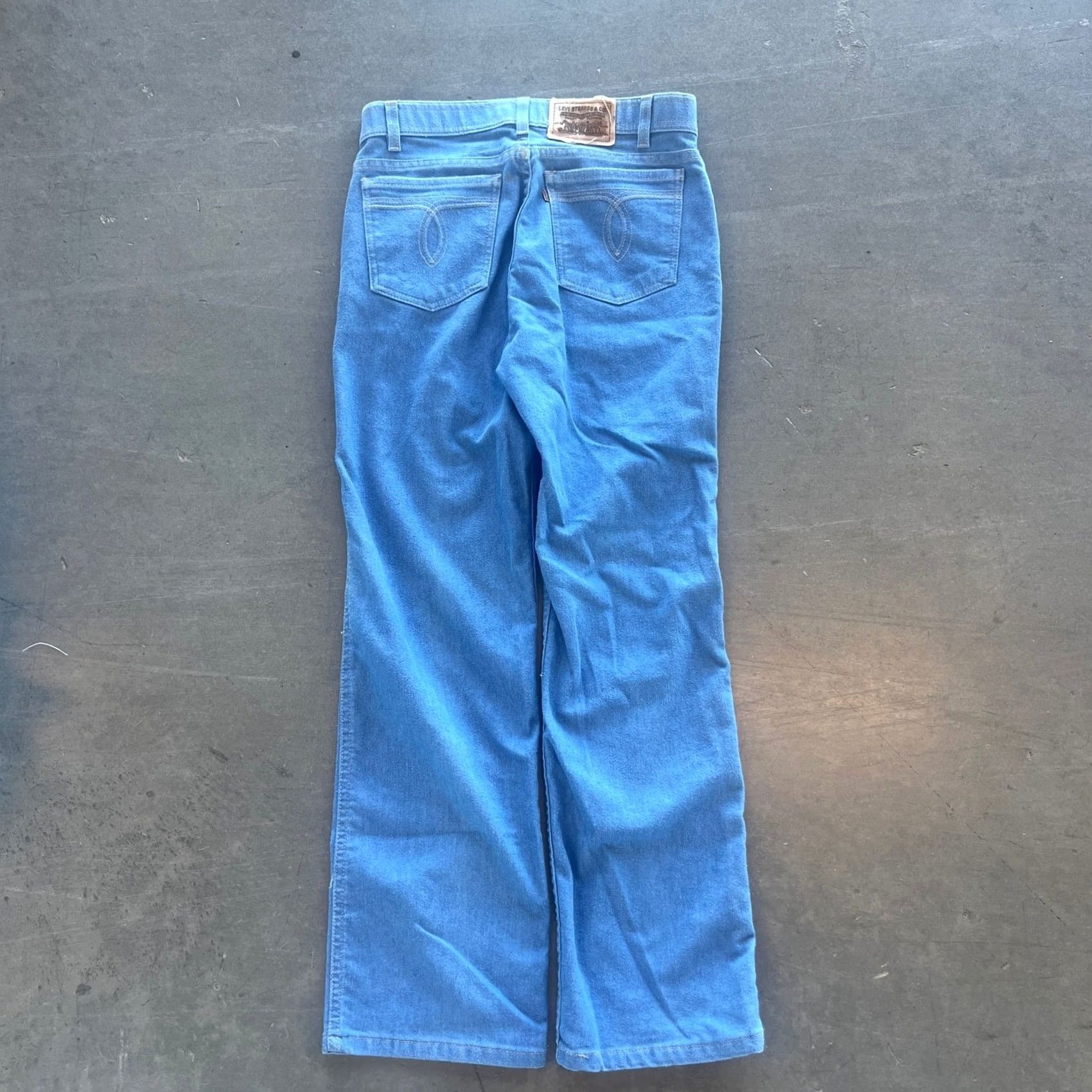 Levi's VINTAGE Levi's Painter Action Wide Leg Flare Pants Blue 27x27 Brown Tab Women & Mens? Size 27" / US 4 / IT 40 - 2 Thumbnail