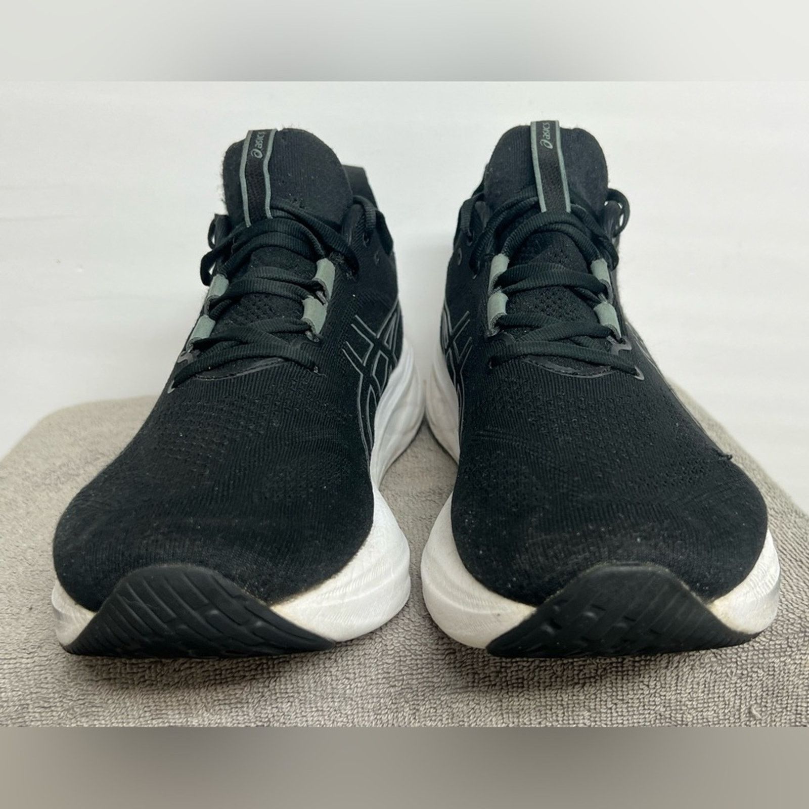 Asics ASICS Gel Nimbus 26 Black White Men's Running Shoes Sneakers Size US 12 / EU 45 - 5 Thumbnail