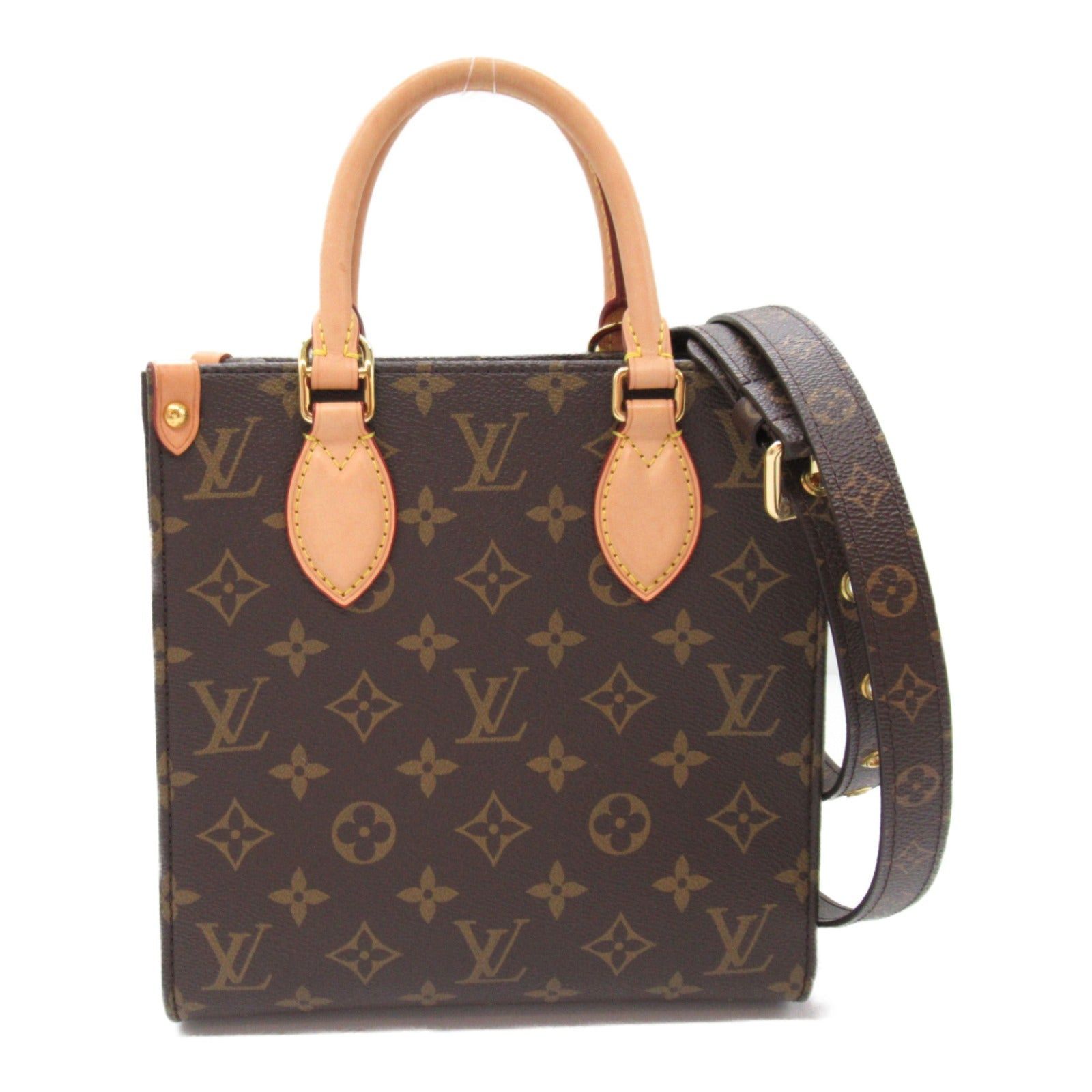 Louis Vuitton Louis Vuitton Sac Pla Bb Shoulder Bag Coated Canvas Monogram Brown Size ONE SIZE - 1 Thumbnail