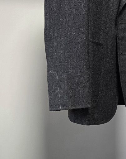 Tom Ford o1sm1stk0824 Shelton Hopsack Sports Blazer in Dark Grey Size US M / EU 48-50 / 2 - 3 Thumbnail