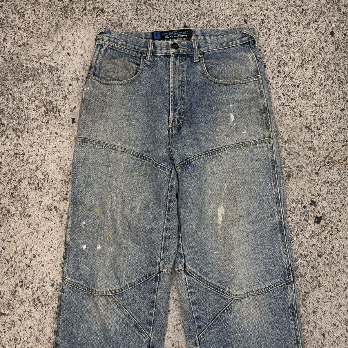 Vintage 90s Fiend Thrashed Faded Distressed Skater Jeans ERD Grunge Size US 32 / EU 48 - 7 Thumbnail