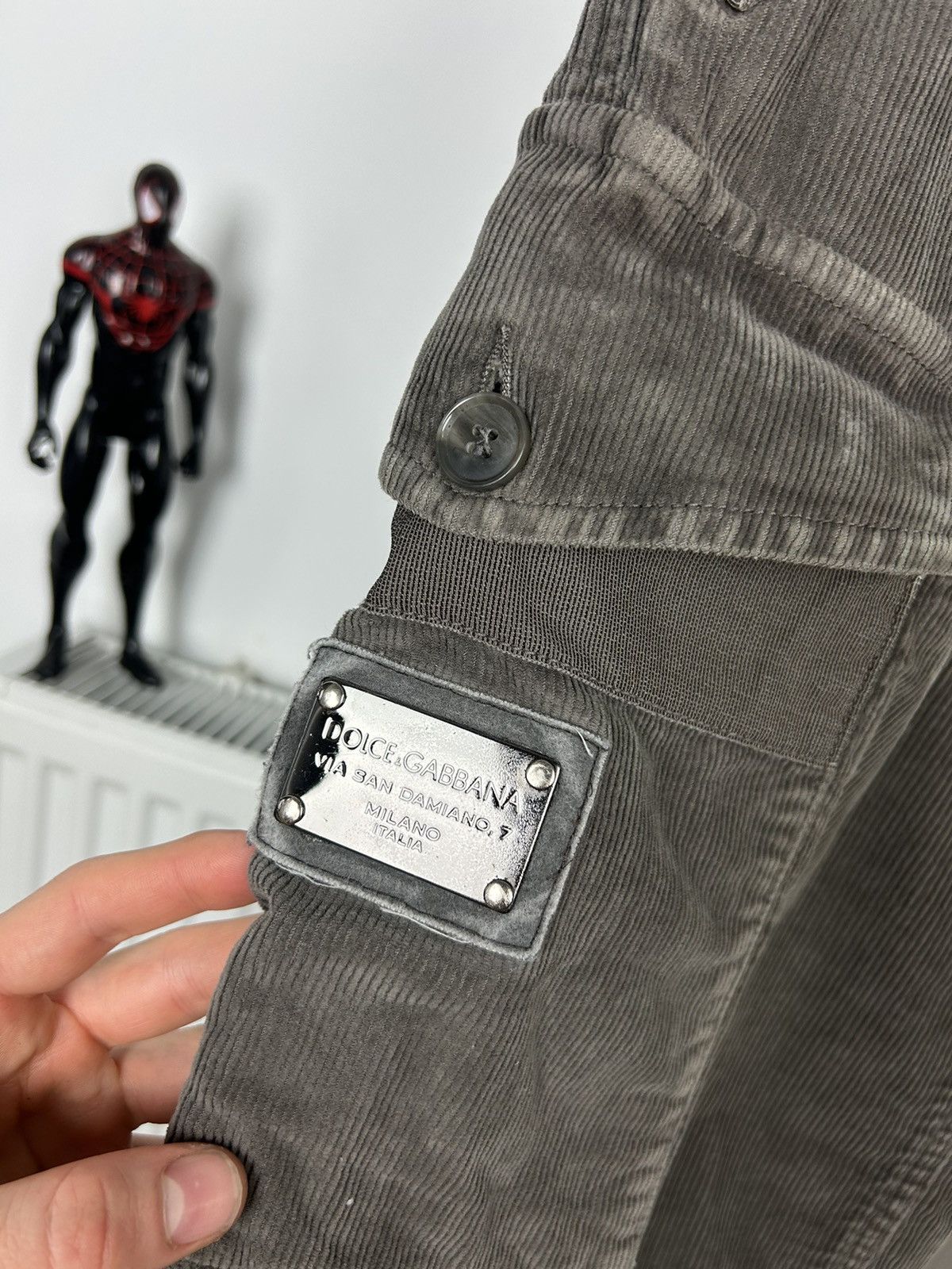 Dolce & Gabbana × Vintage Vintage Dolce&Gabbana Cargo Corduroy Japanese Pants Size US 30 / EU 46 - 6 Thumbnail