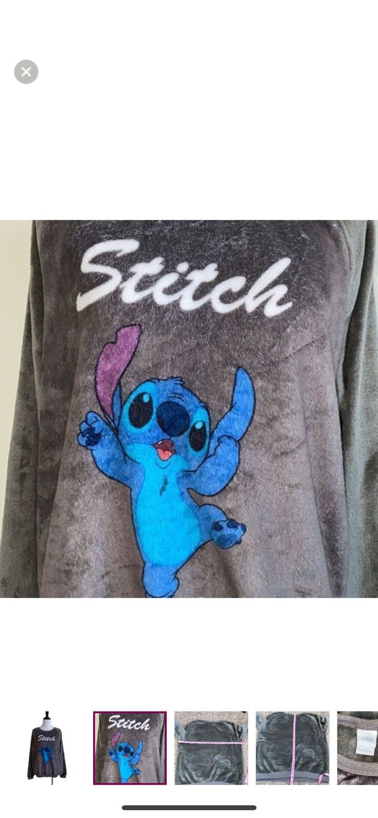 Disney Disney stitch large plush crewneck sweatshirt Size L / US 10 / IT 46 - 4 Thumbnail